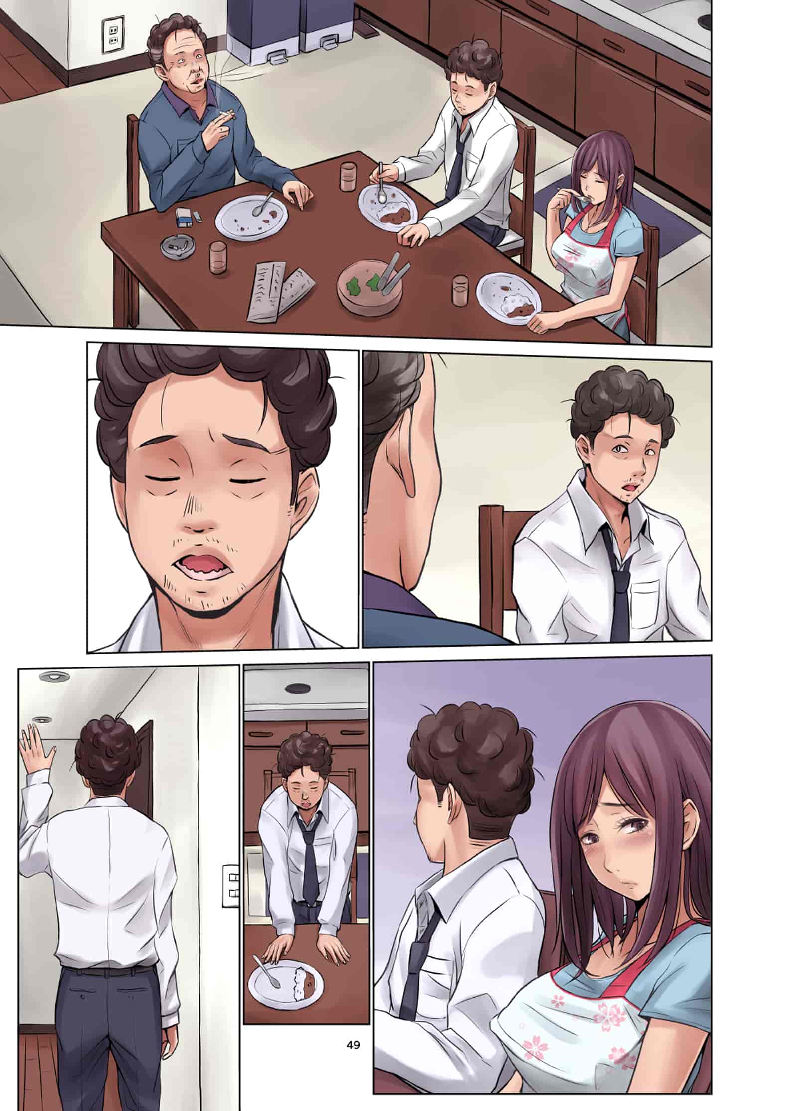 汉化版-[ネギネギ夫] 種無し夫と発情妻 [全彩]_第5集