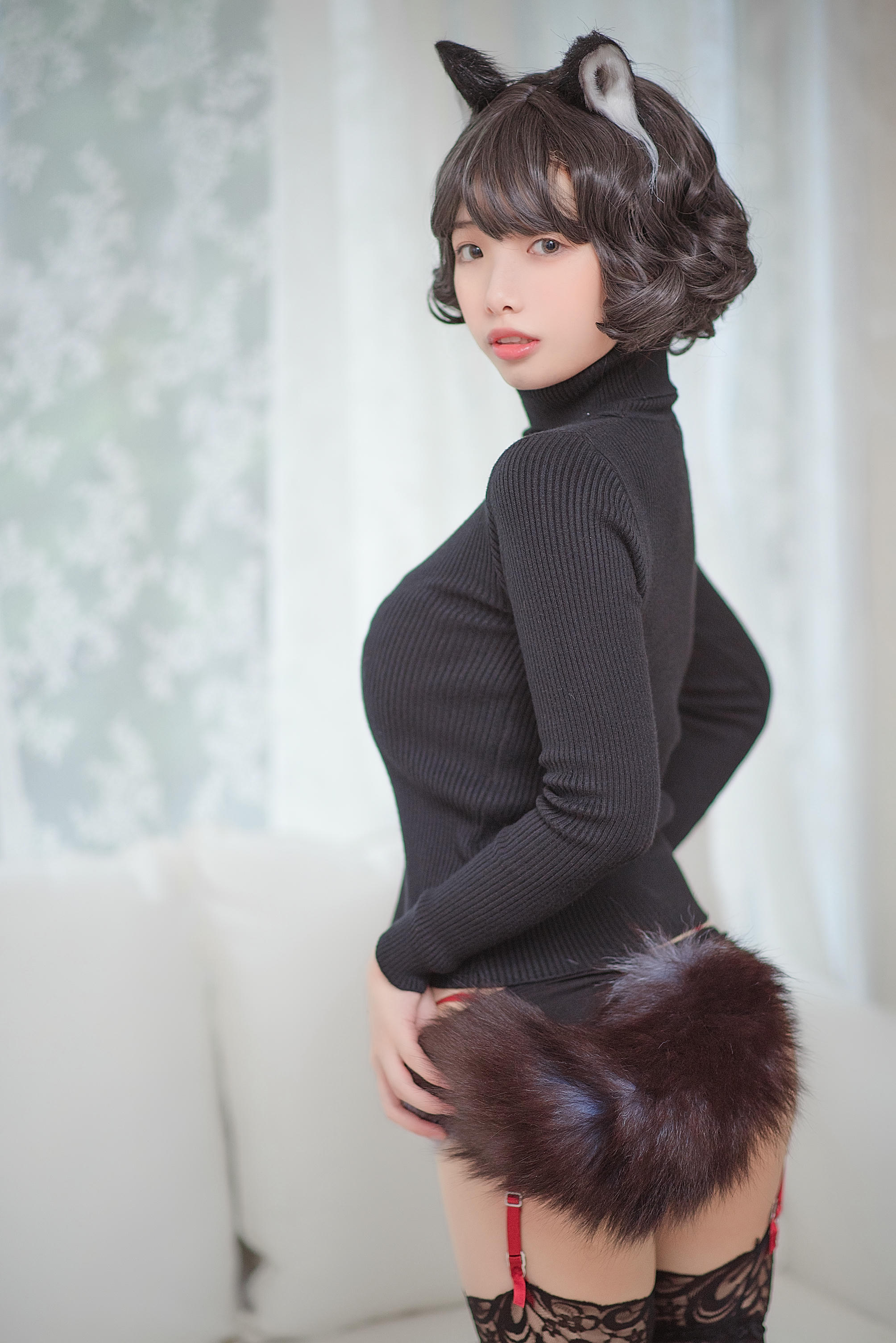 雯妹不讲道理 NO.009 黑猫内衣 [31P-497MB]_第1集