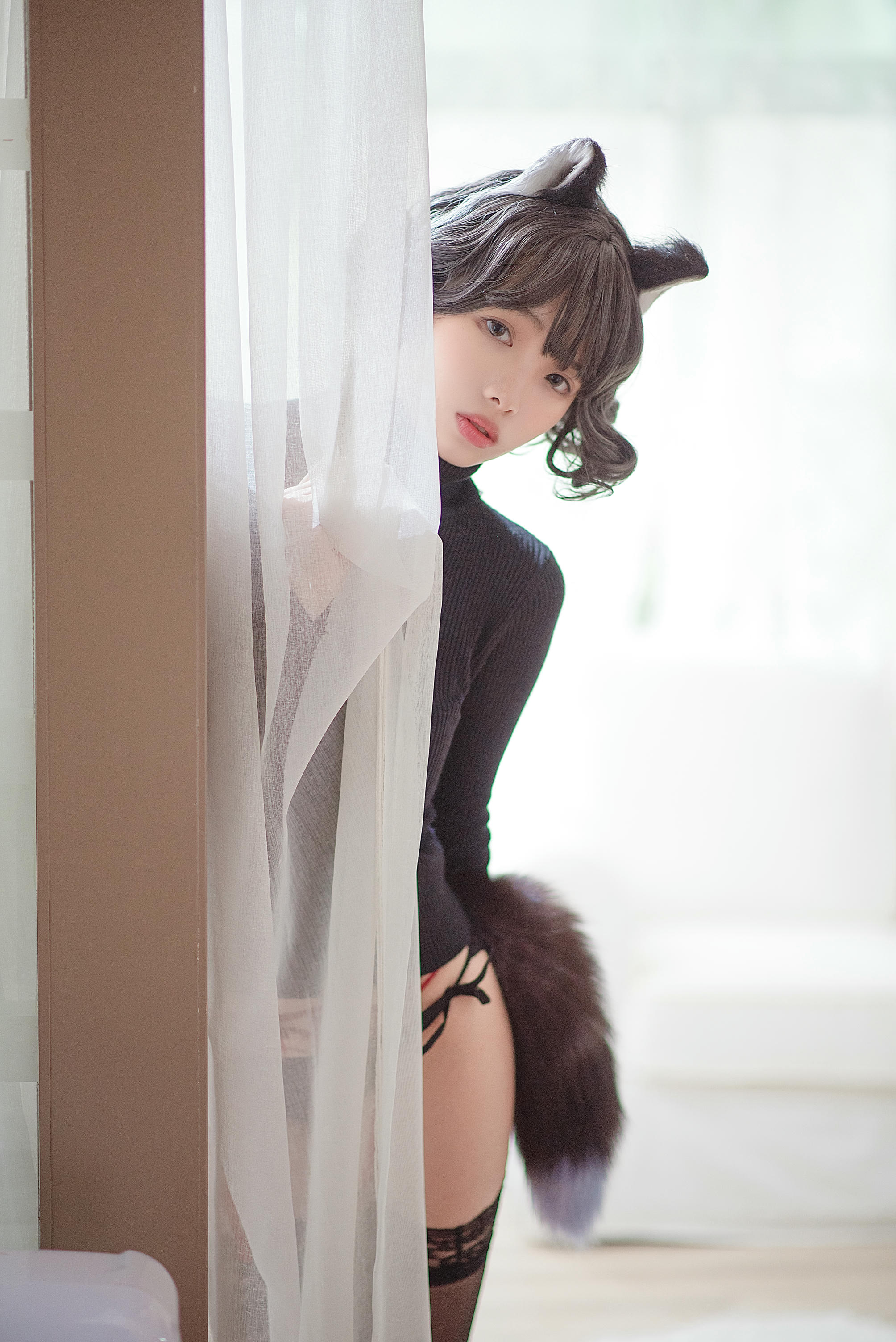 雯妹不讲道理 NO.009 黑猫内衣 [31P-497MB]_第1集
