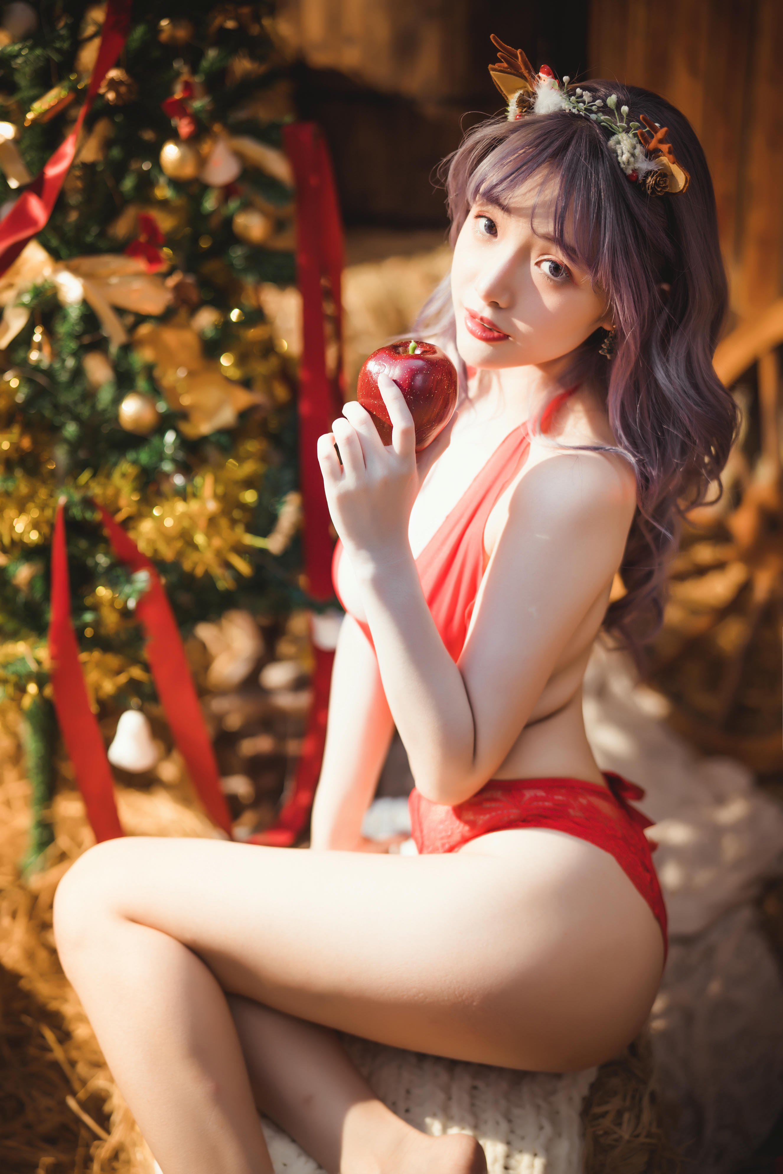雯妹不讲道理 NO.048 2020圣诞 [30P-562MB]_第2集