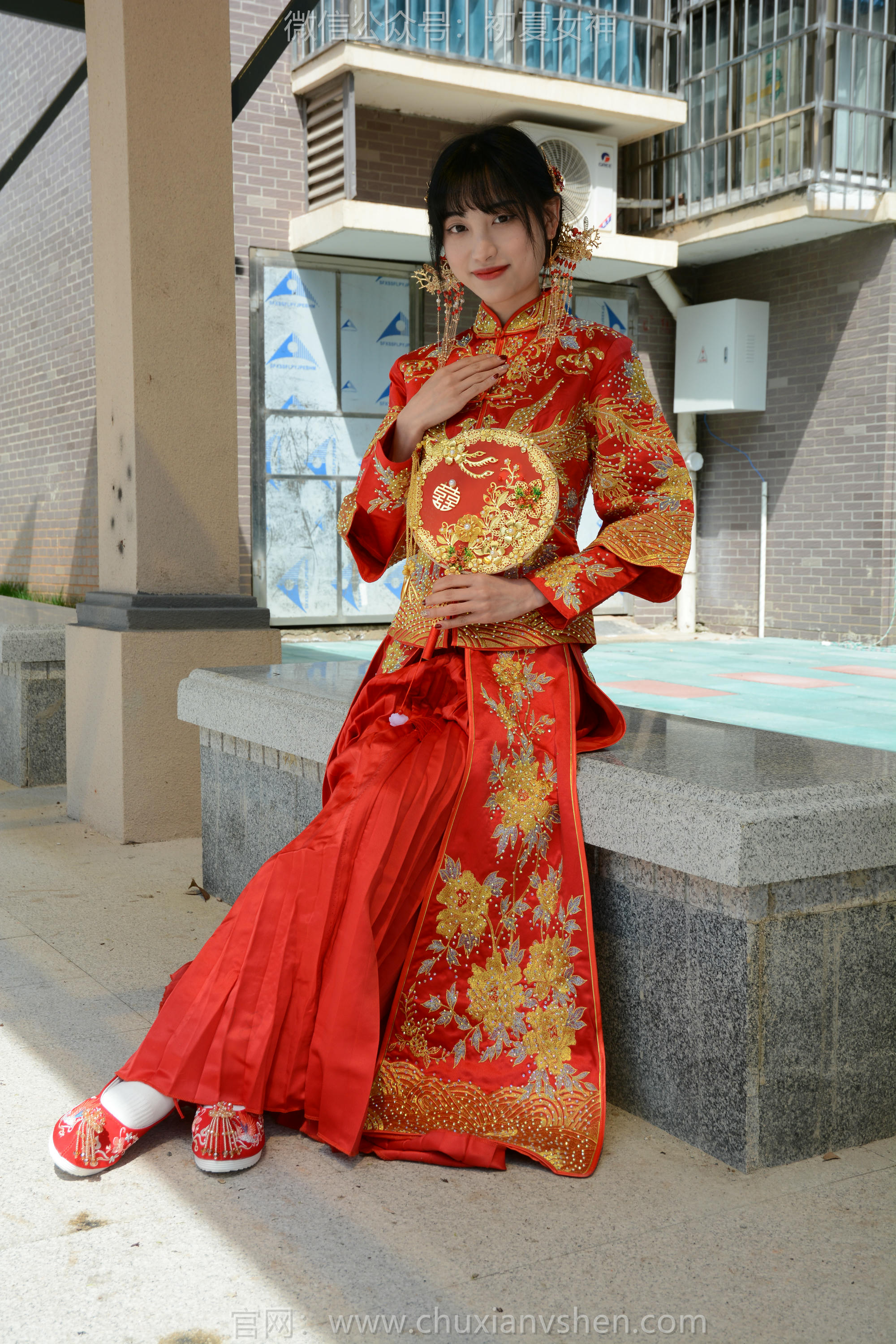 初夏女神 NO.160 柒柒 最美新娘 [140P1V-5.56GB]_第1集