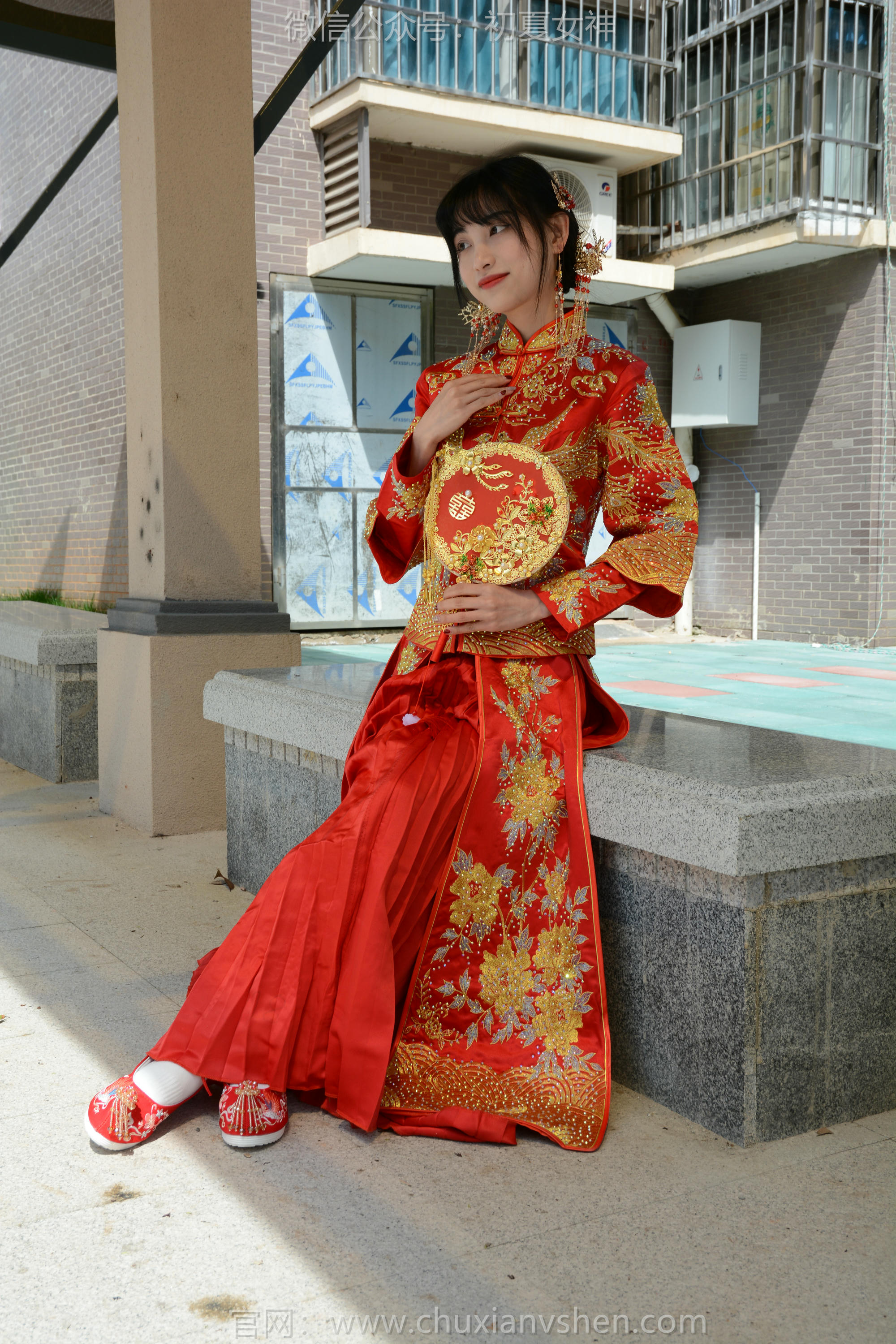 初夏女神 NO.160 柒柒 最美新娘 [140P1V-5.56GB]_第1集