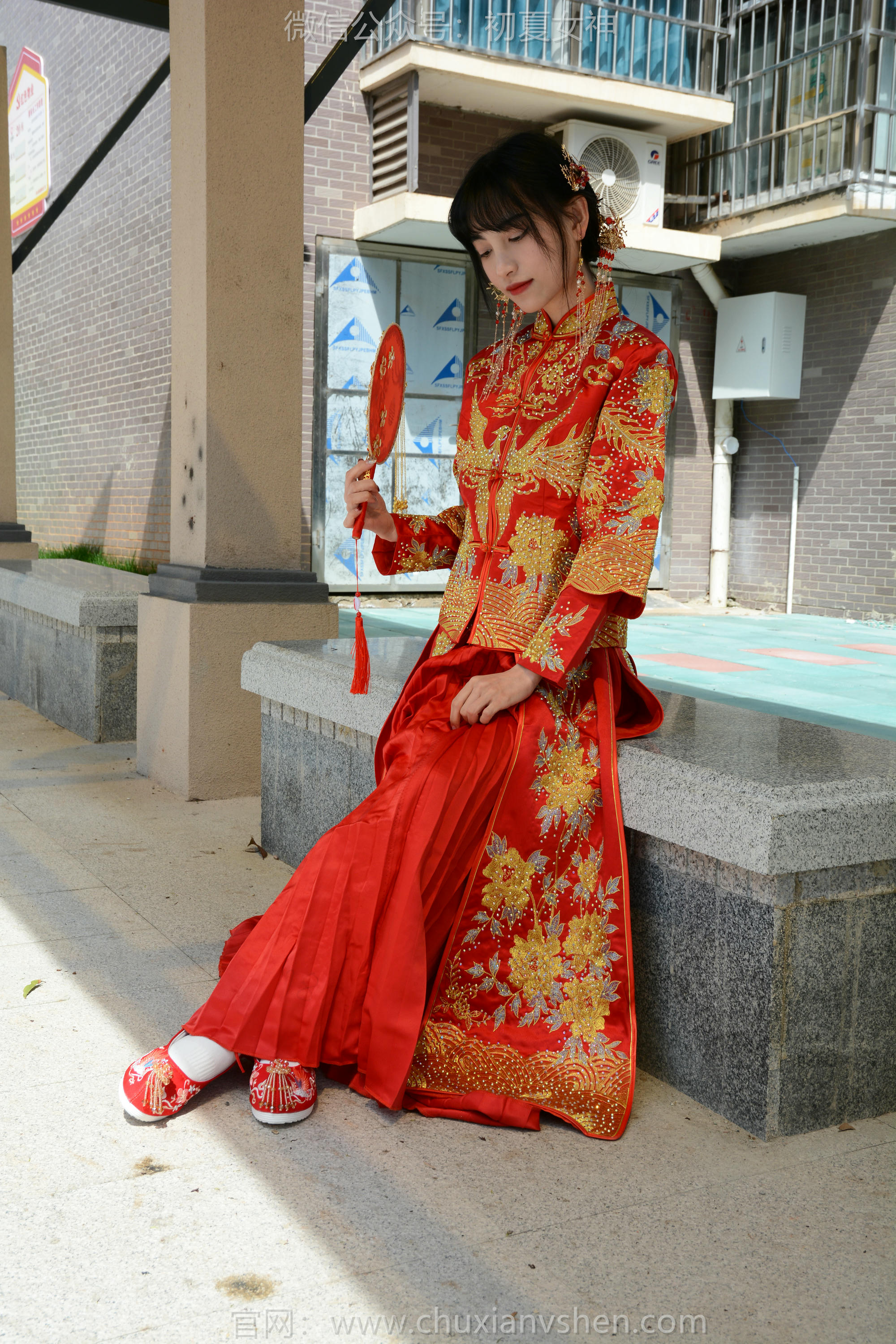 初夏女神 NO.160 柒柒 最美新娘 [140P1V-5.56GB]_第1集