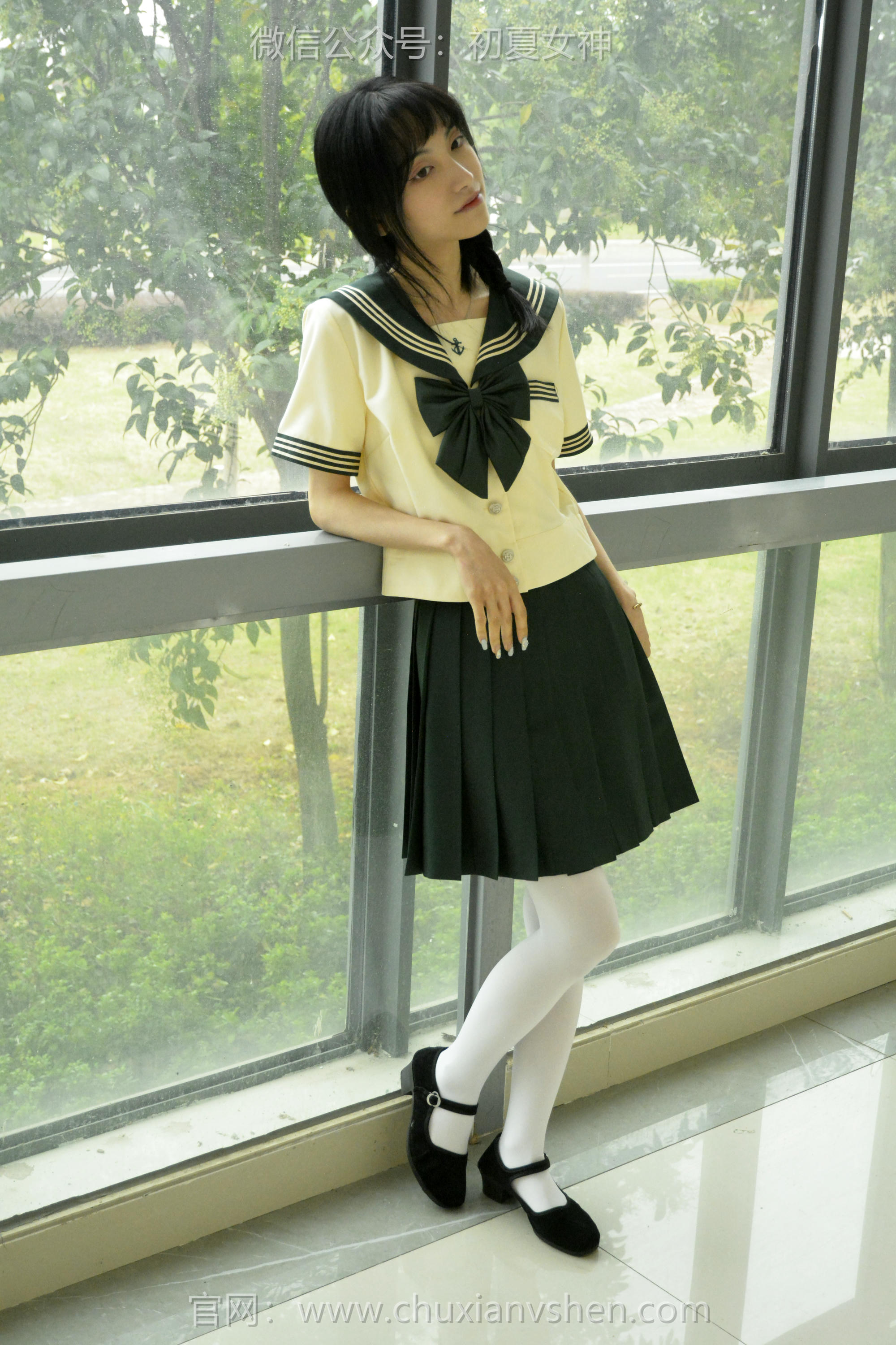 初夏女神 NO.237 柒柒~【绿色水手服】刚入手的水手服是时候展示一趟了 [140P1V 4.76 GB]_第5集