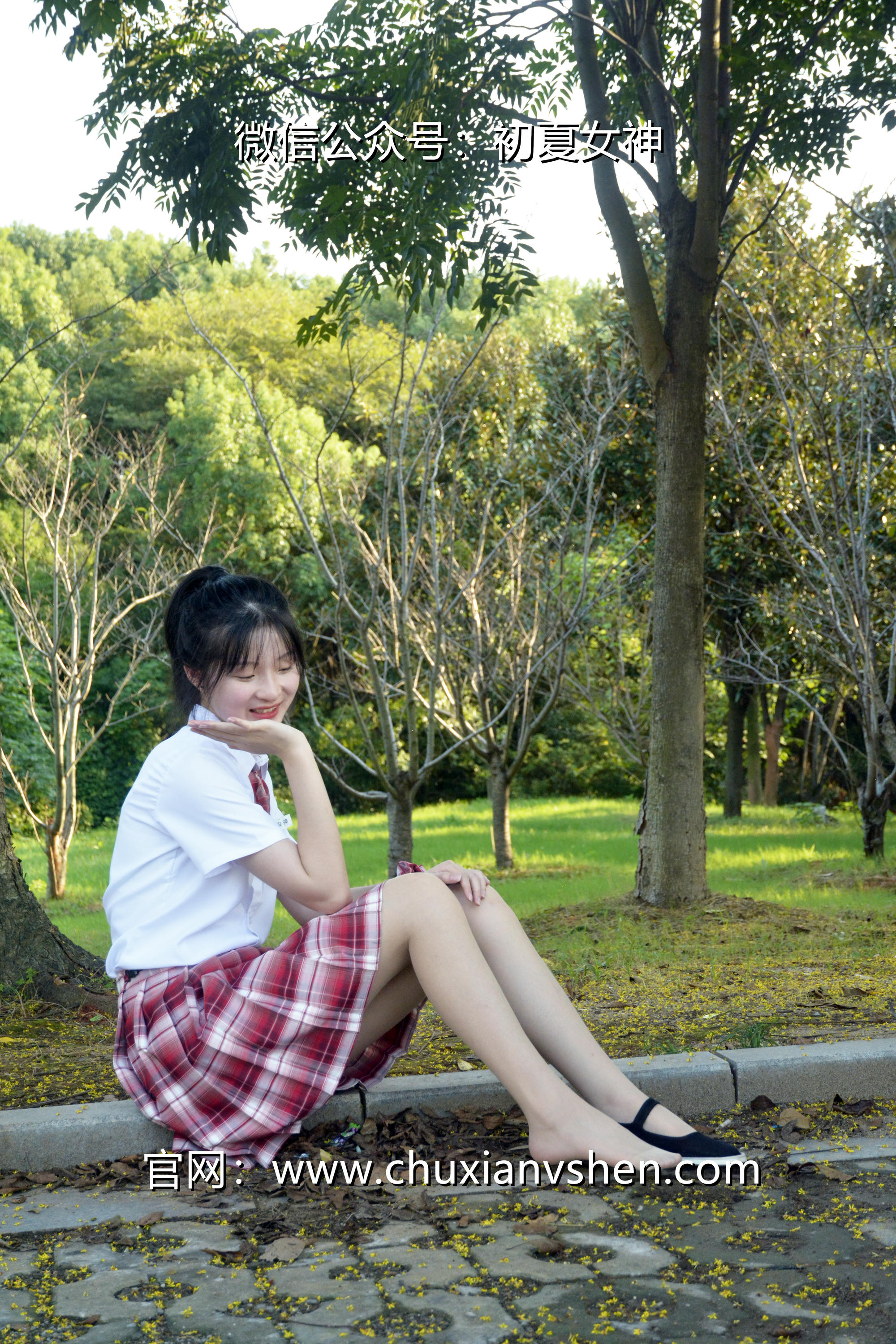 初夏女神 NO.092 安妮 草莓色JK[140P+1V／5.98GB]_第7集