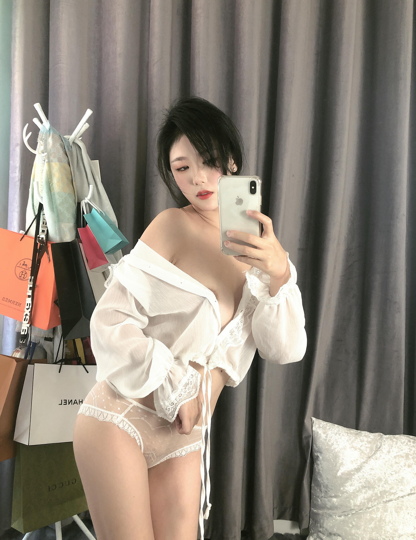 抖娘-利世 NO.062 透视雪纺 [32P-192MB]_第1集