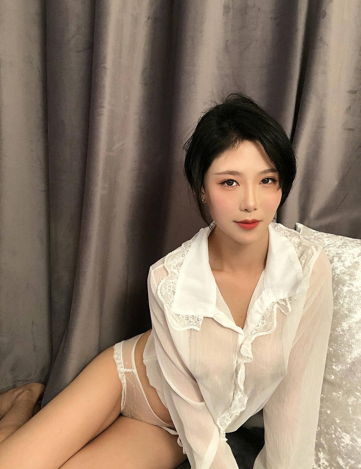 抖娘-利世 NO.062 透视雪纺 [32P-192MB]_第1集
