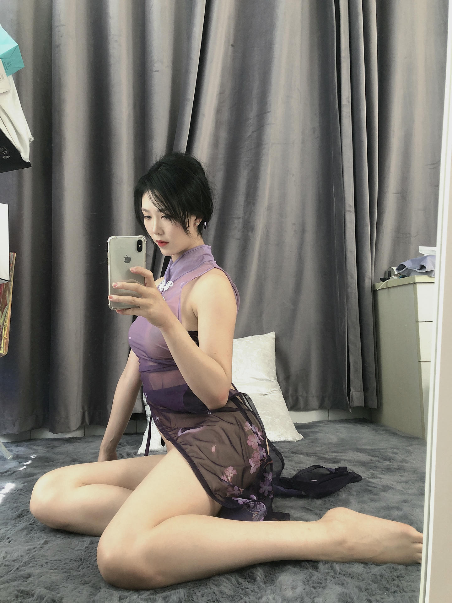 抖娘-利世 NO.124 紫旗袍[34P-1V-198.1M]_第2集