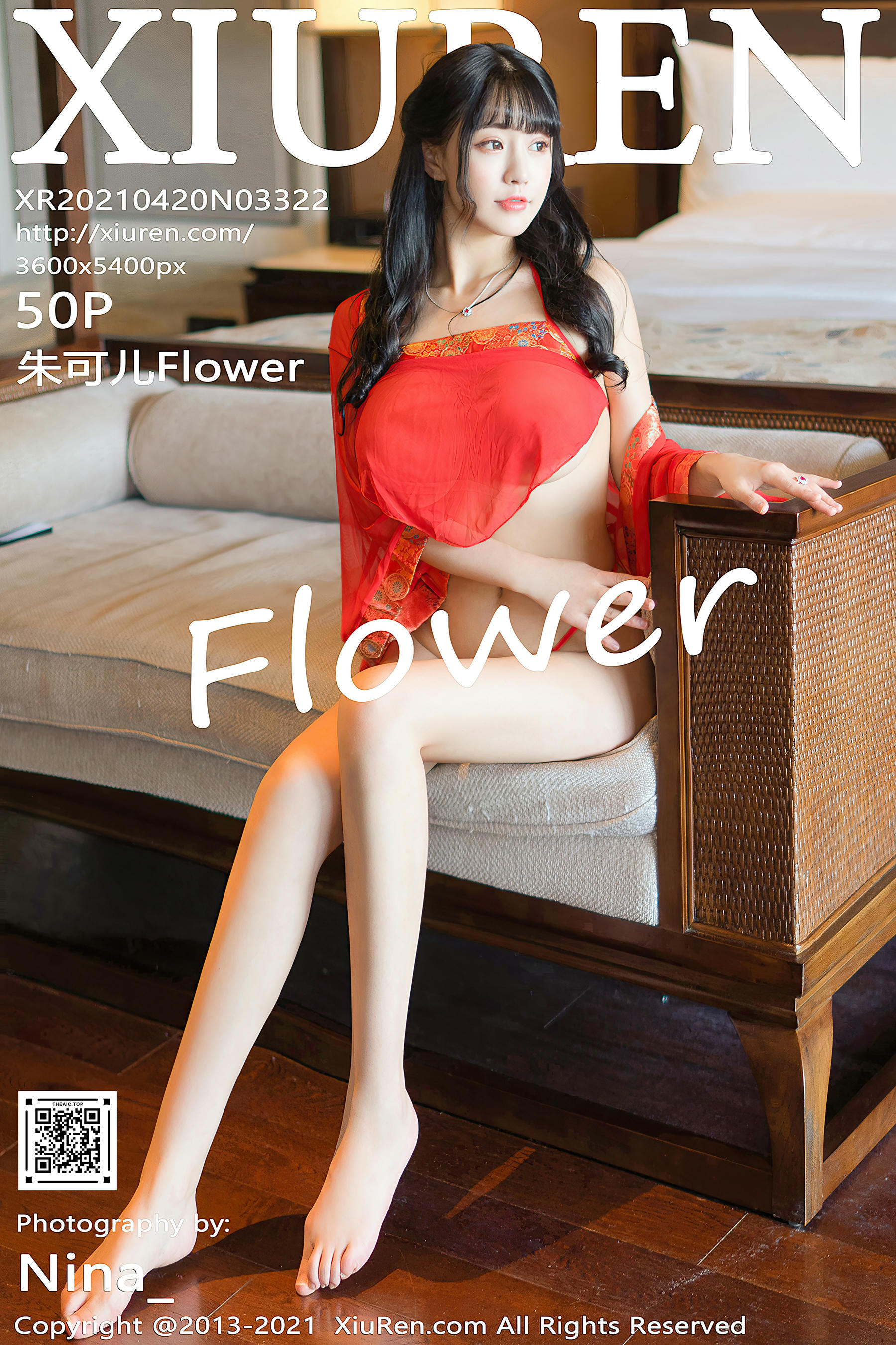 XiuRen秀人网 2021.04.20 NO.3322 朱可儿Flower[50+1P／546MB]_第3集