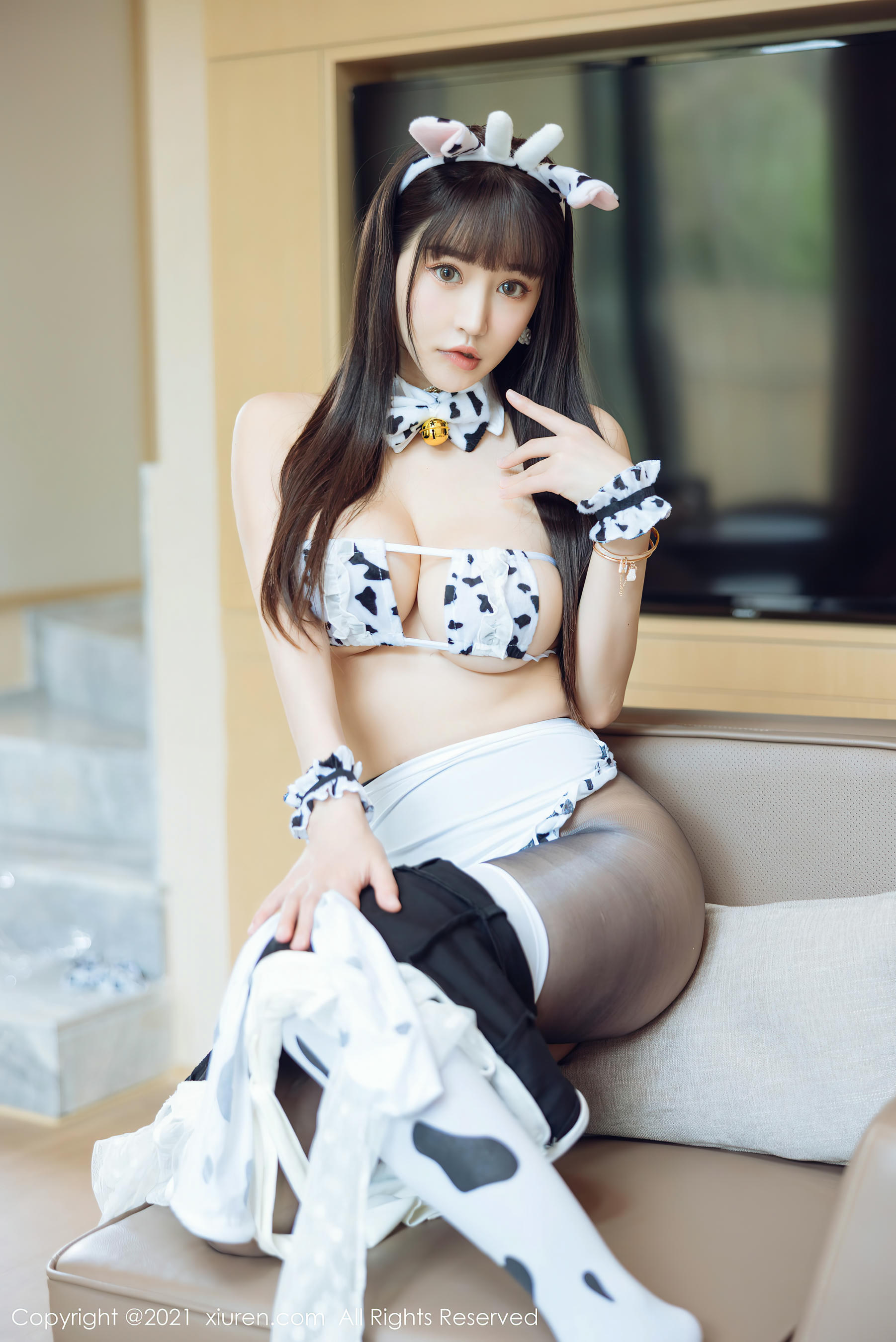 HuaYang花漾 2021.12.10 VOL.475 朱可儿Flora 诱惑美腿 [51+1P496M]_第2集