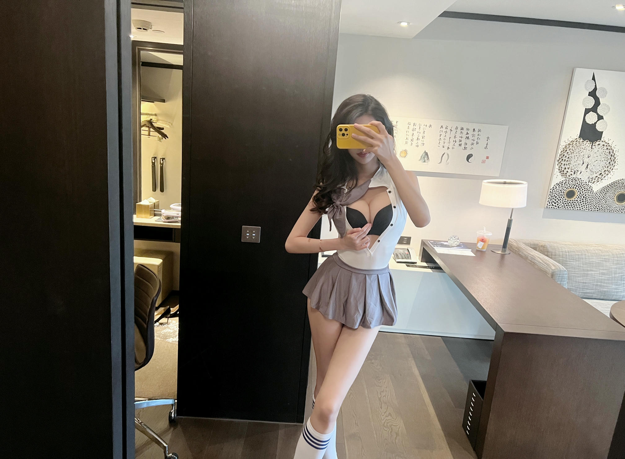 073_葛征GEZHENG JK百褶裙[20P／49MB]_第1集