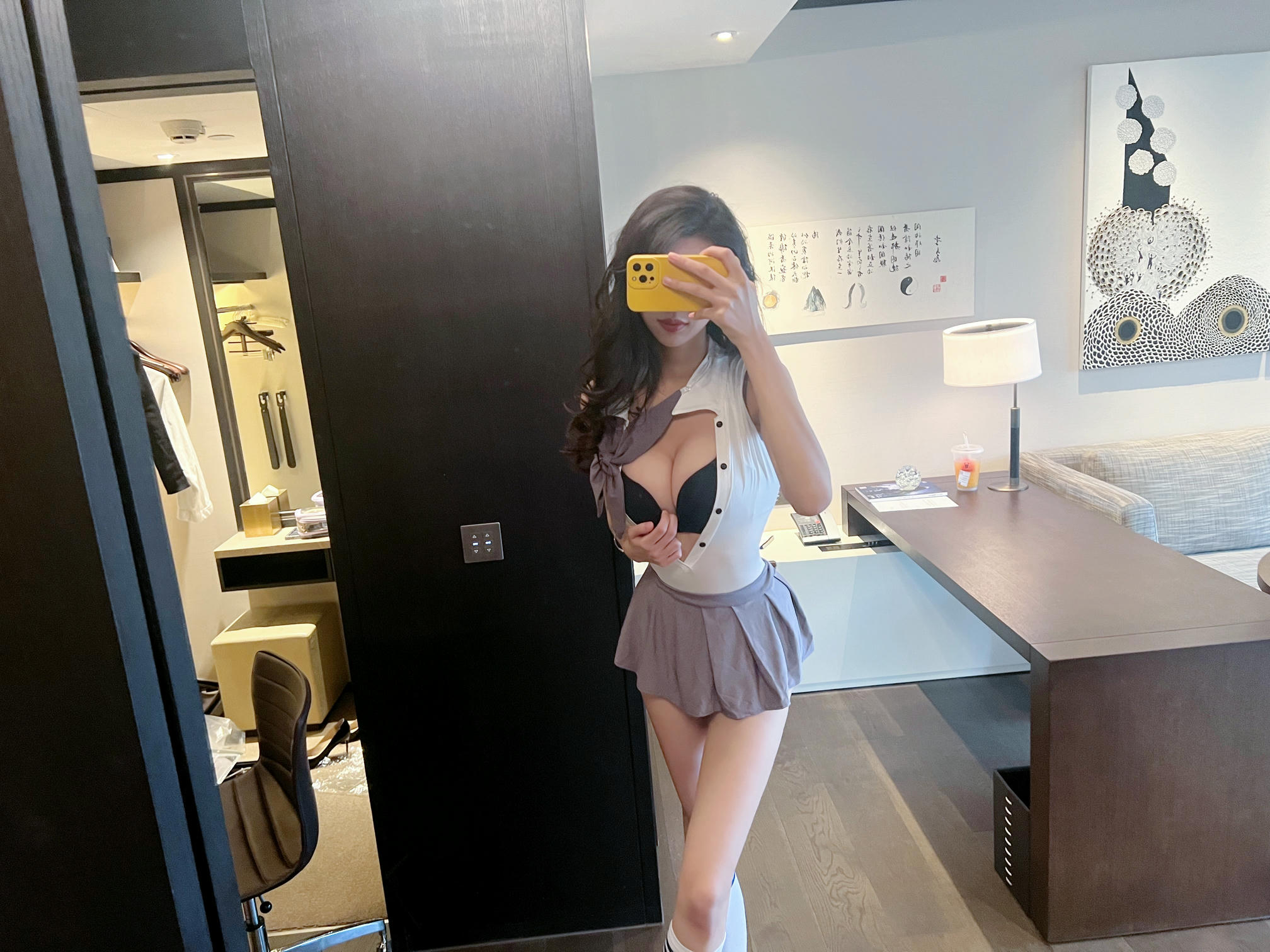 073_葛征GEZHENG JK百褶裙[20P／49MB]_第1集