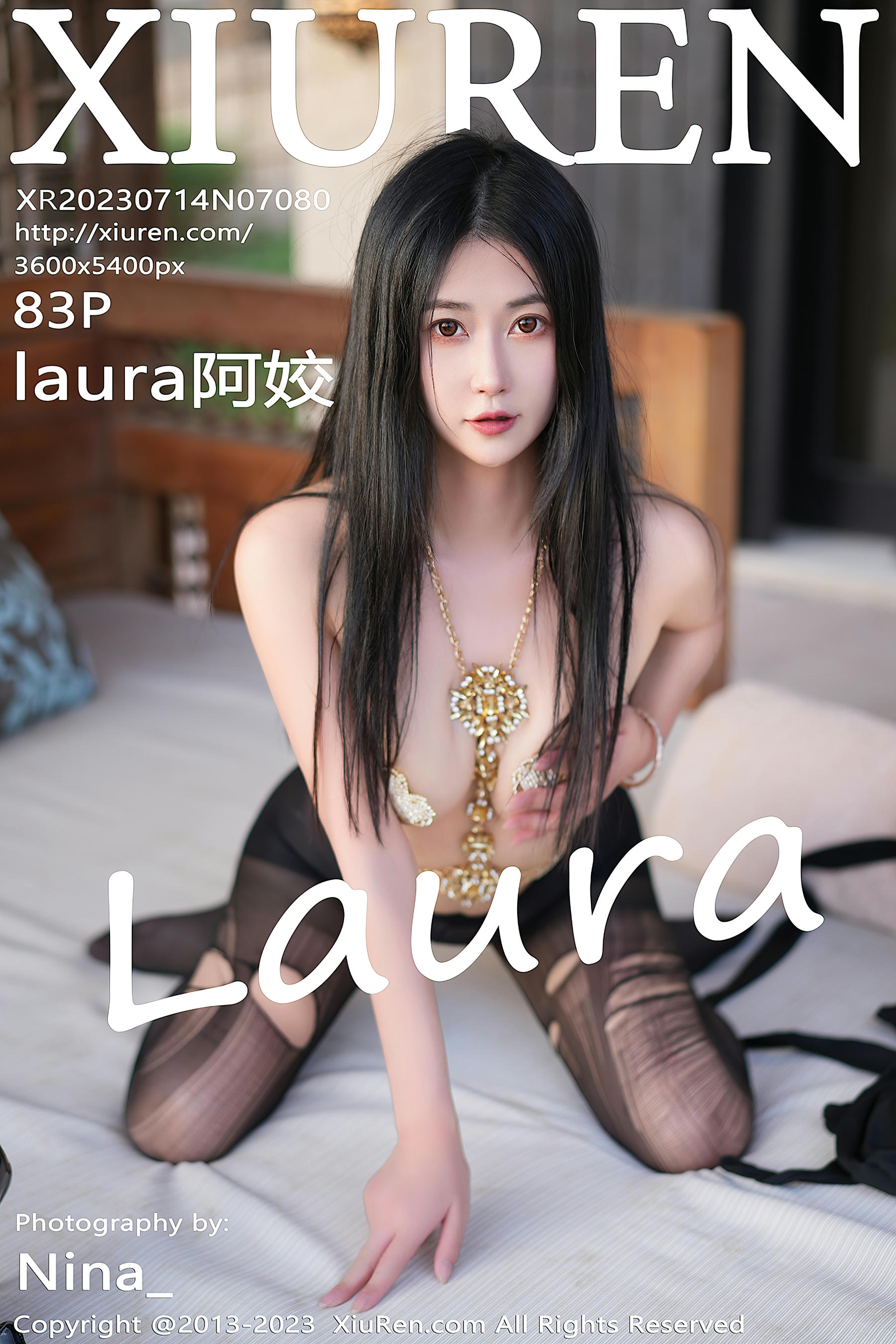 XIUREN秀人网 2023.07.14 NO.7080 laura阿姣 黑丝 [83+1P789M]_第5集