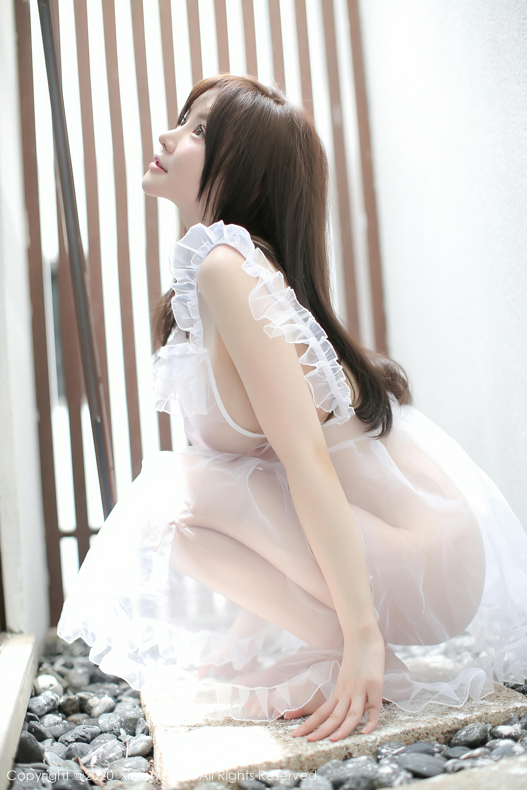 [XiuRen秀人网] NO.096 2020.10.16 NO.2660 糯美子Mini 轻薄白色透视服饰 [38P-306MB]_第2集