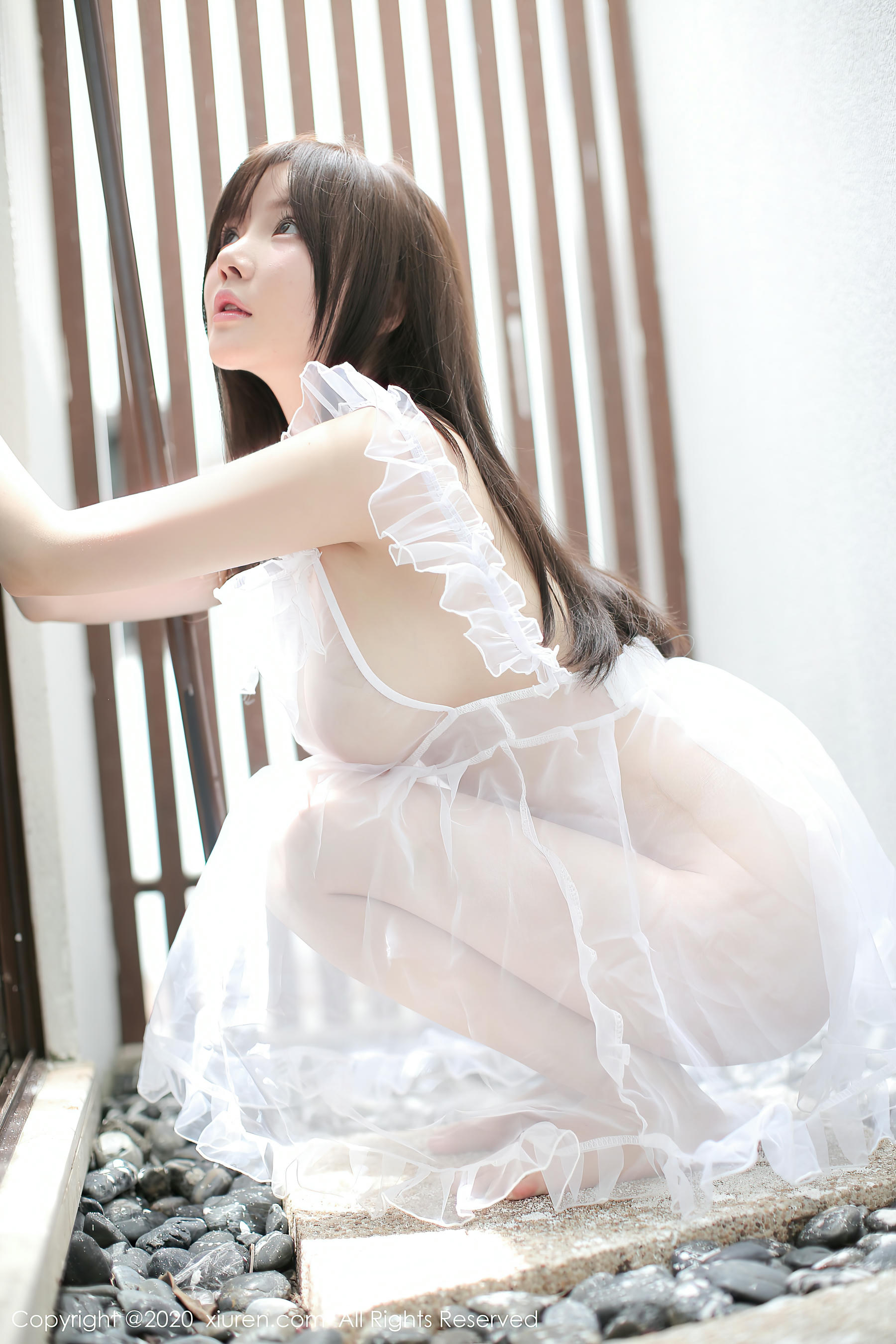 [XiuRen秀人网] NO.096 2020.10.16 NO.2660 糯美子Mini 轻薄白色透视服饰 [38P-306MB]_第2集