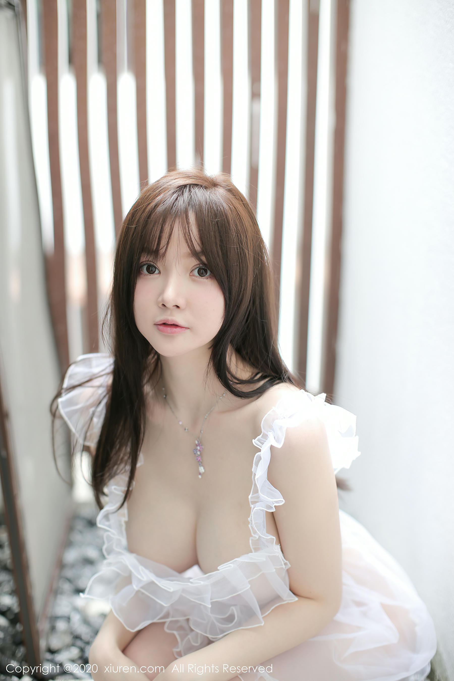[XiuRen秀人网] NO.096 2020.10.16 NO.2660 糯美子Mini 轻薄白色透视服饰 [38P-306MB]_第2集