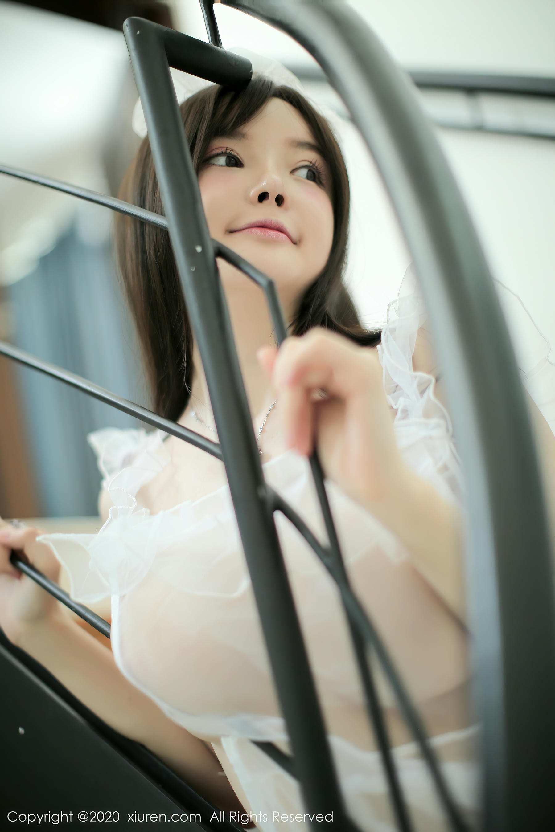 [XiuRen秀人网] NO.096 2020.10.16 NO.2660 糯美子Mini 轻薄白色透视服饰 [38P-306MB]_第2集