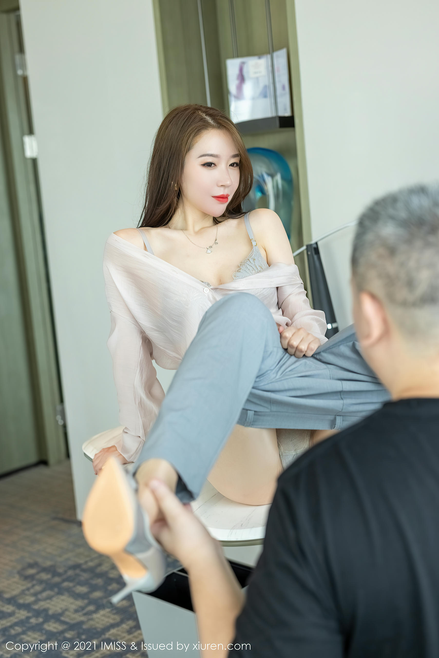 IMISS爱蜜社 2021.09.17 VOL.631 梦心月 [56+1P494M]_第2集