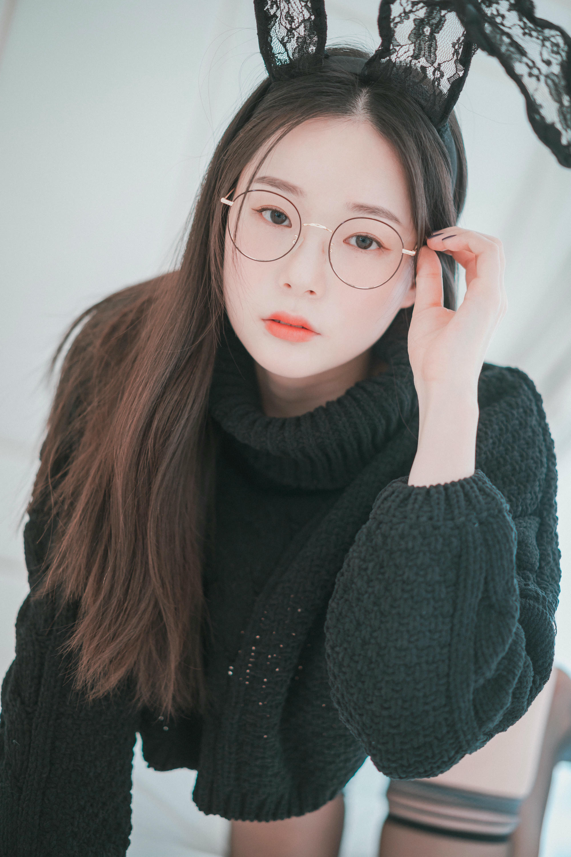 韩国美女-DJAWA Photo Vol.0209 - Pia (피아) - Loose and Tight Black [32P 229MB]_第1集