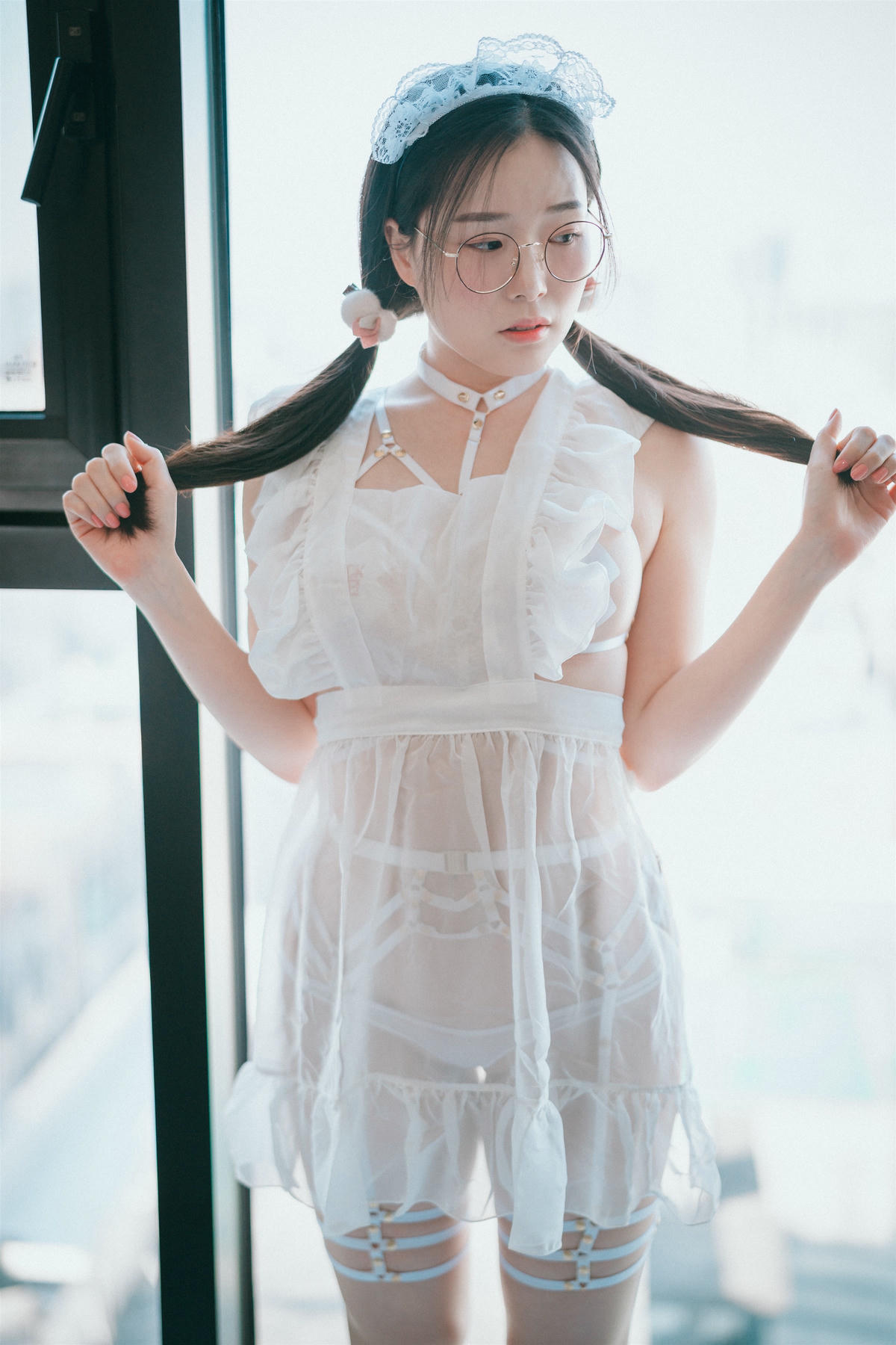 韩国美女-DJAWA Photo Vol.0225 - Pia (피아) - Sheer Chiffon Apron [66P 89MB]_第2集