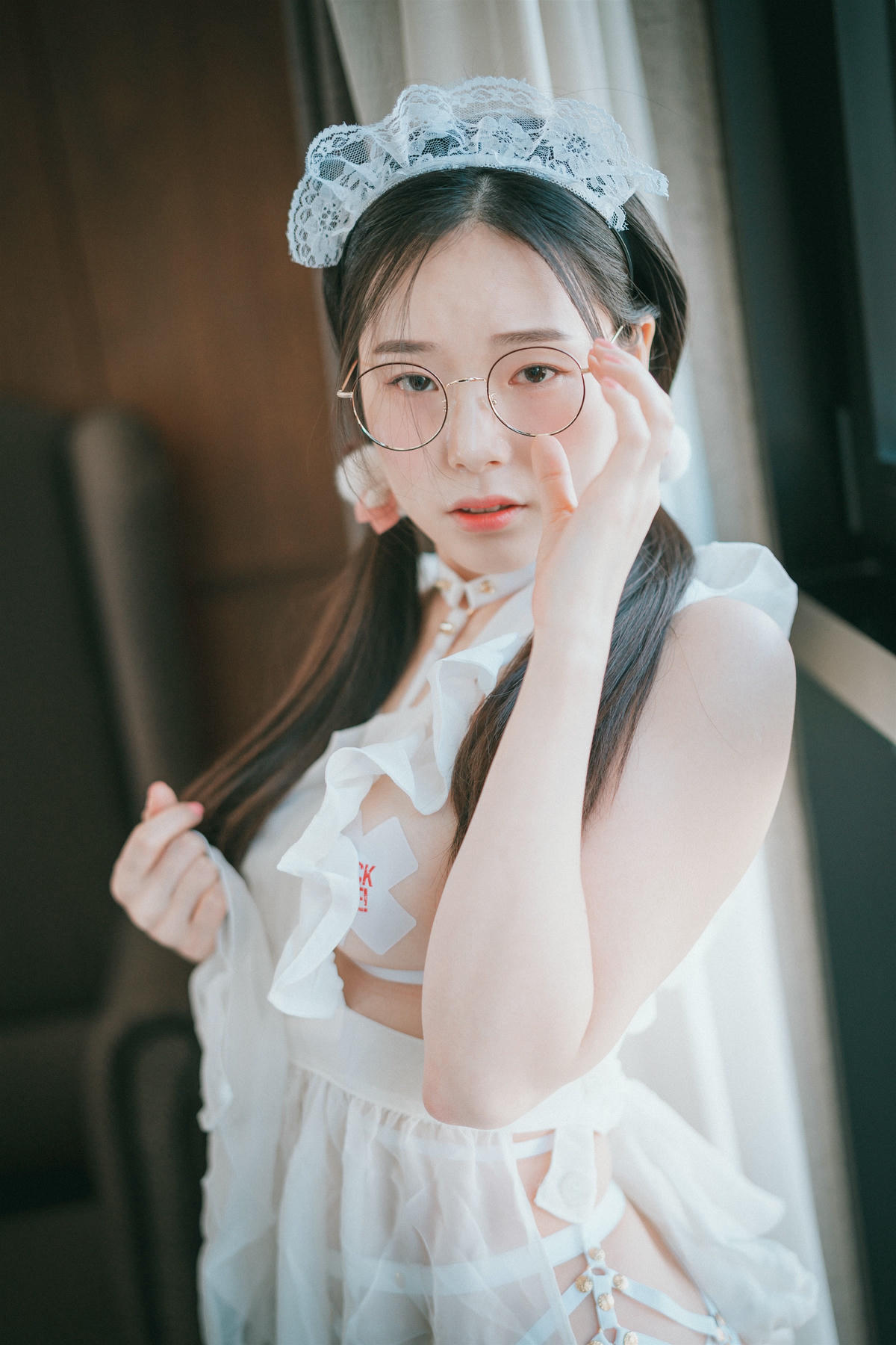 韩国美女-DJAWA Photo Vol.0225 - Pia (피아) - Sheer Chiffon Apron [66P 89MB]_第3集