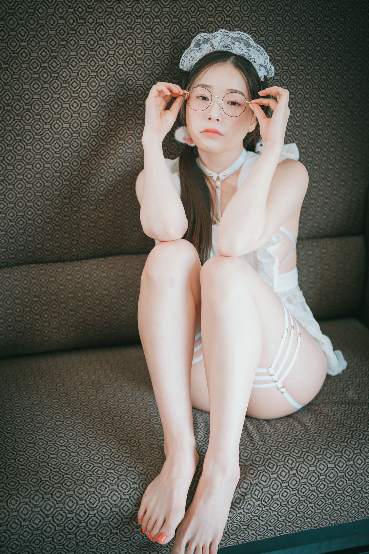 韩国美女-DJAWA Photo Vol.0225 - Pia (피아) - Sheer Chiffon Apron [66P 89MB]_第3集