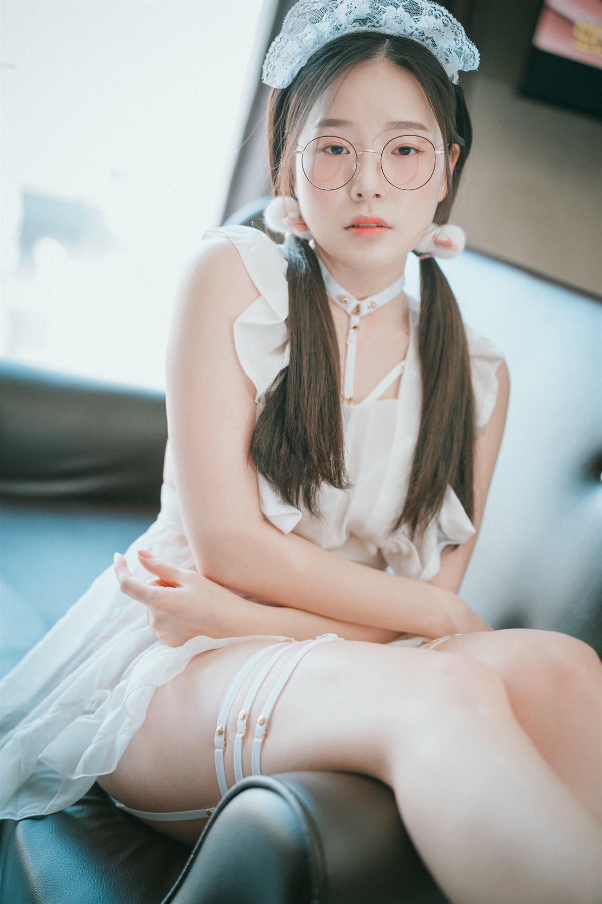 韩国美女-DJAWA Photo Vol.0225 - Pia (피아) - Sheer Chiffon Apron [66P 89MB]_第3集