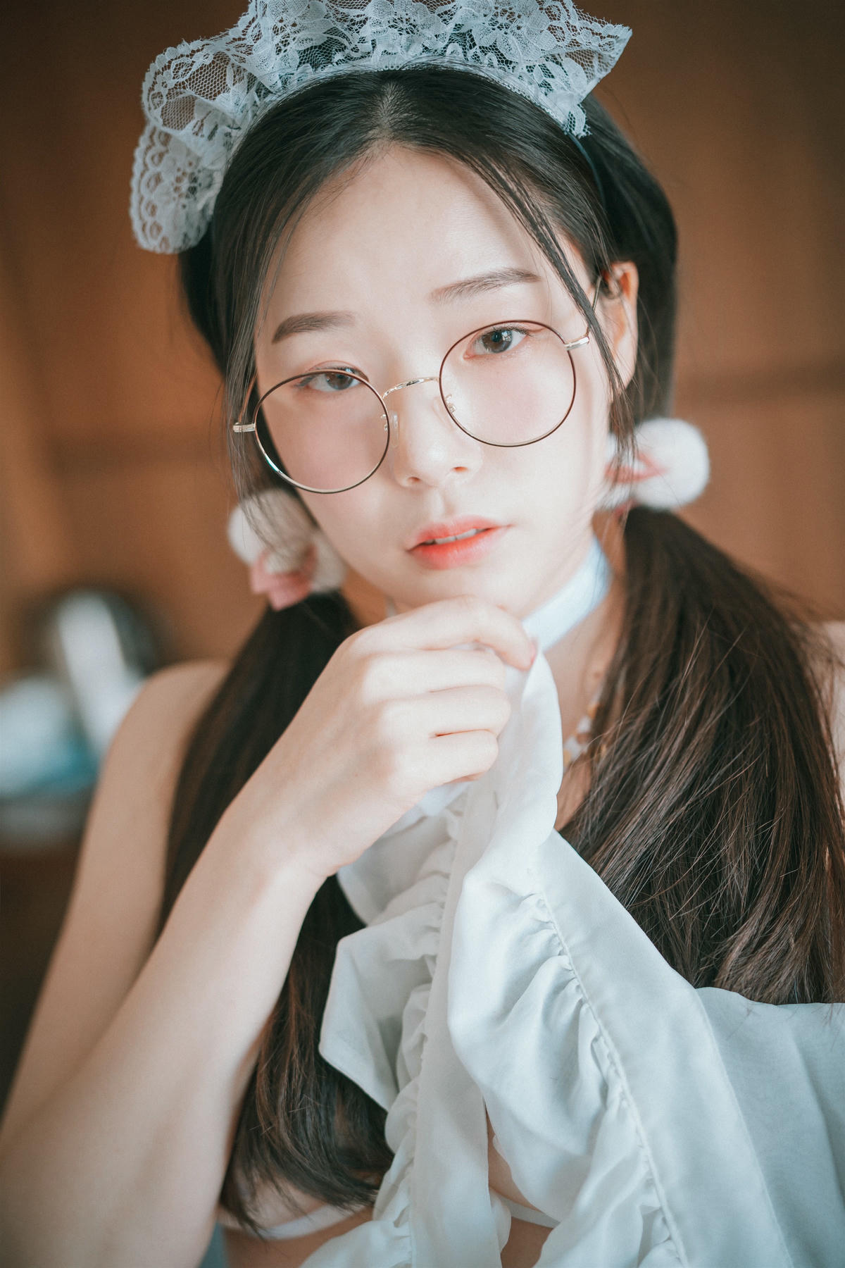 韩国美女-DJAWA Photo Vol.0225 - Pia (피아) - Sheer Chiffon Apron [66P 89MB]_第4集