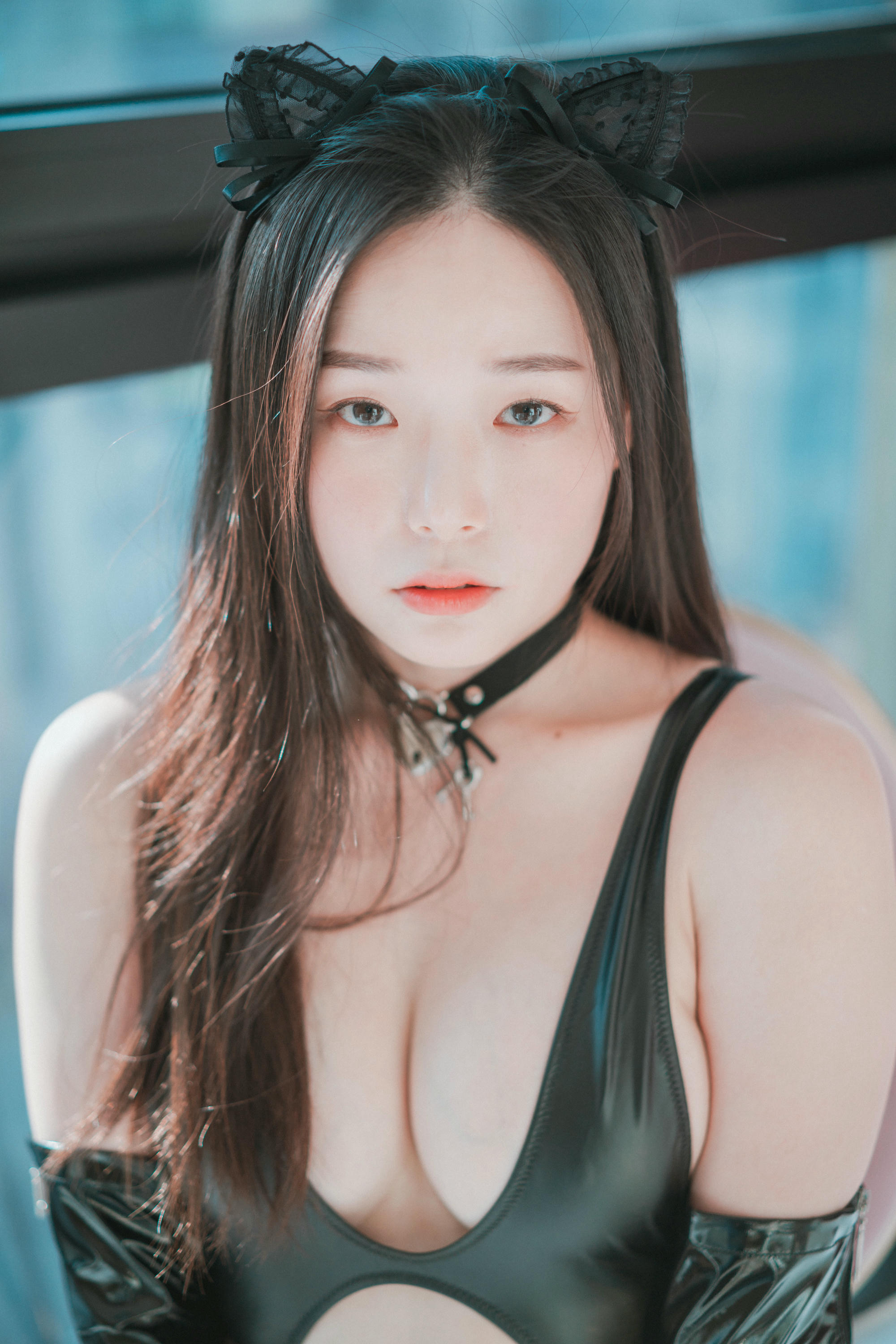 韩国美女-Pia (피아) - NO.024 [DJAWA] Black Cat & Gold Python [71P-710MB]_第2集