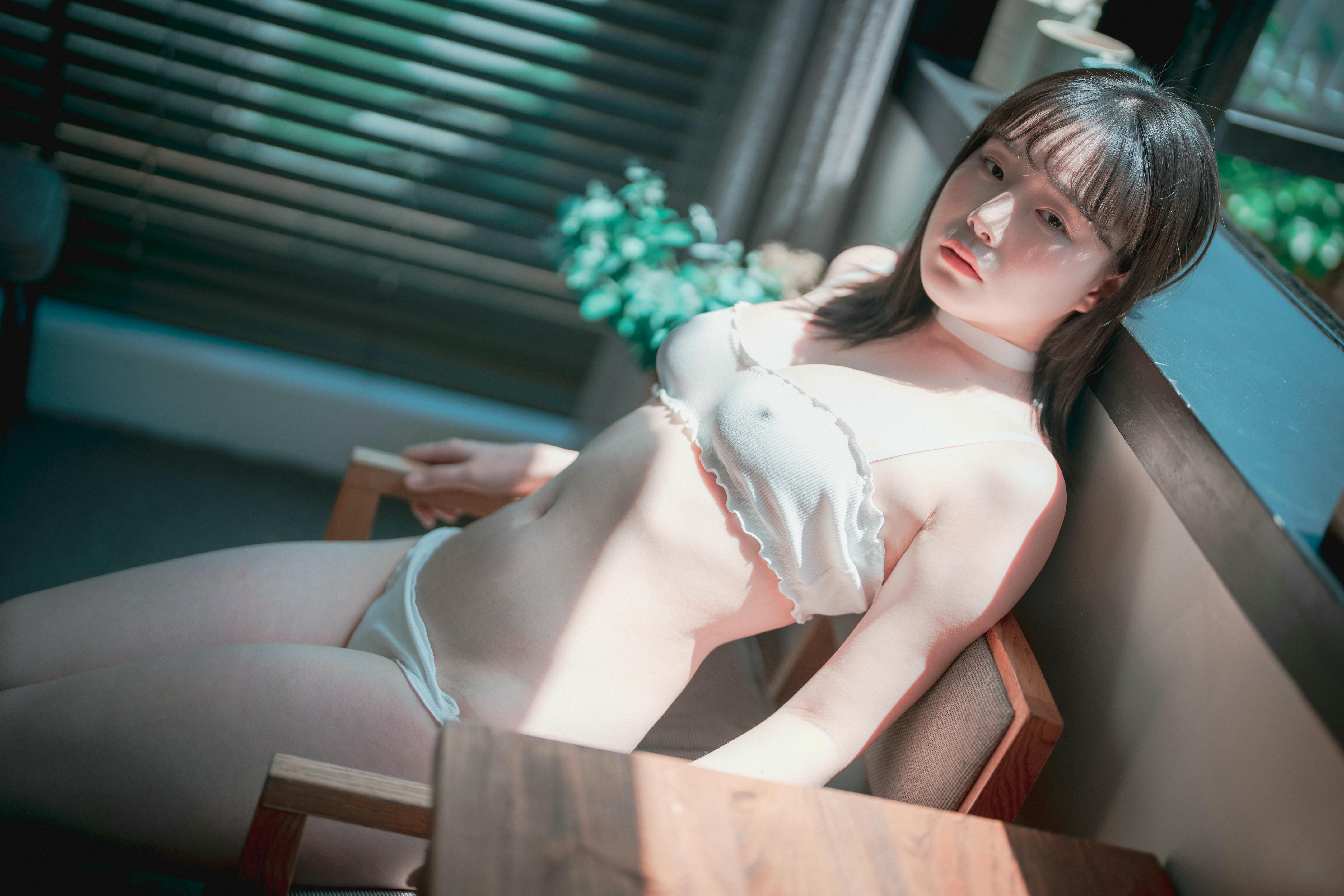 韩国美女-DJAWA Photo Vol.0063 - Pia (피아) Cozy White Normal [77P 1.48GB]-Normal_第1集