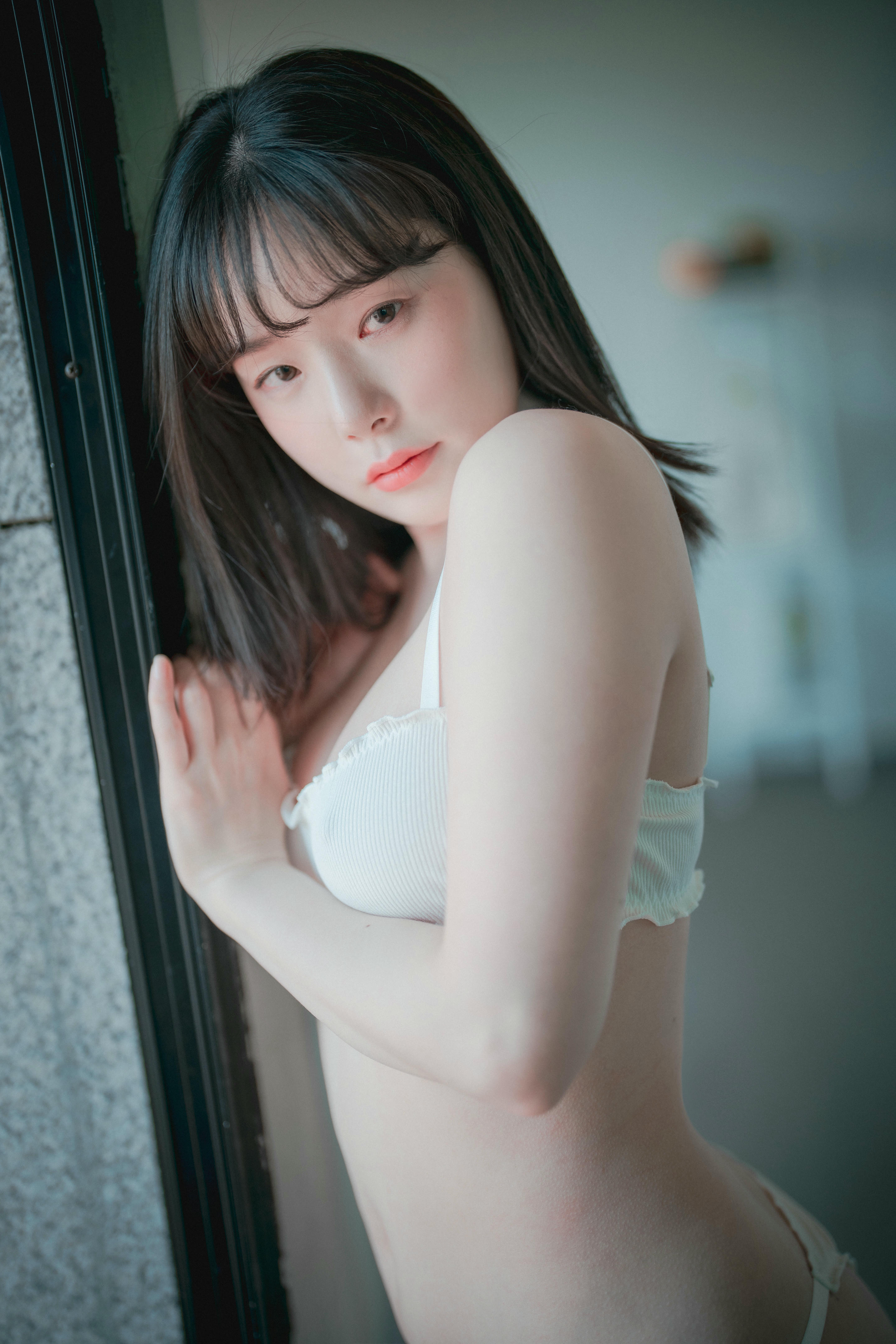 韩国美女-DJAWA Photo Vol.0063 - Pia (피아) Cozy White Normal [77P 1.48GB]-Normal_第2集