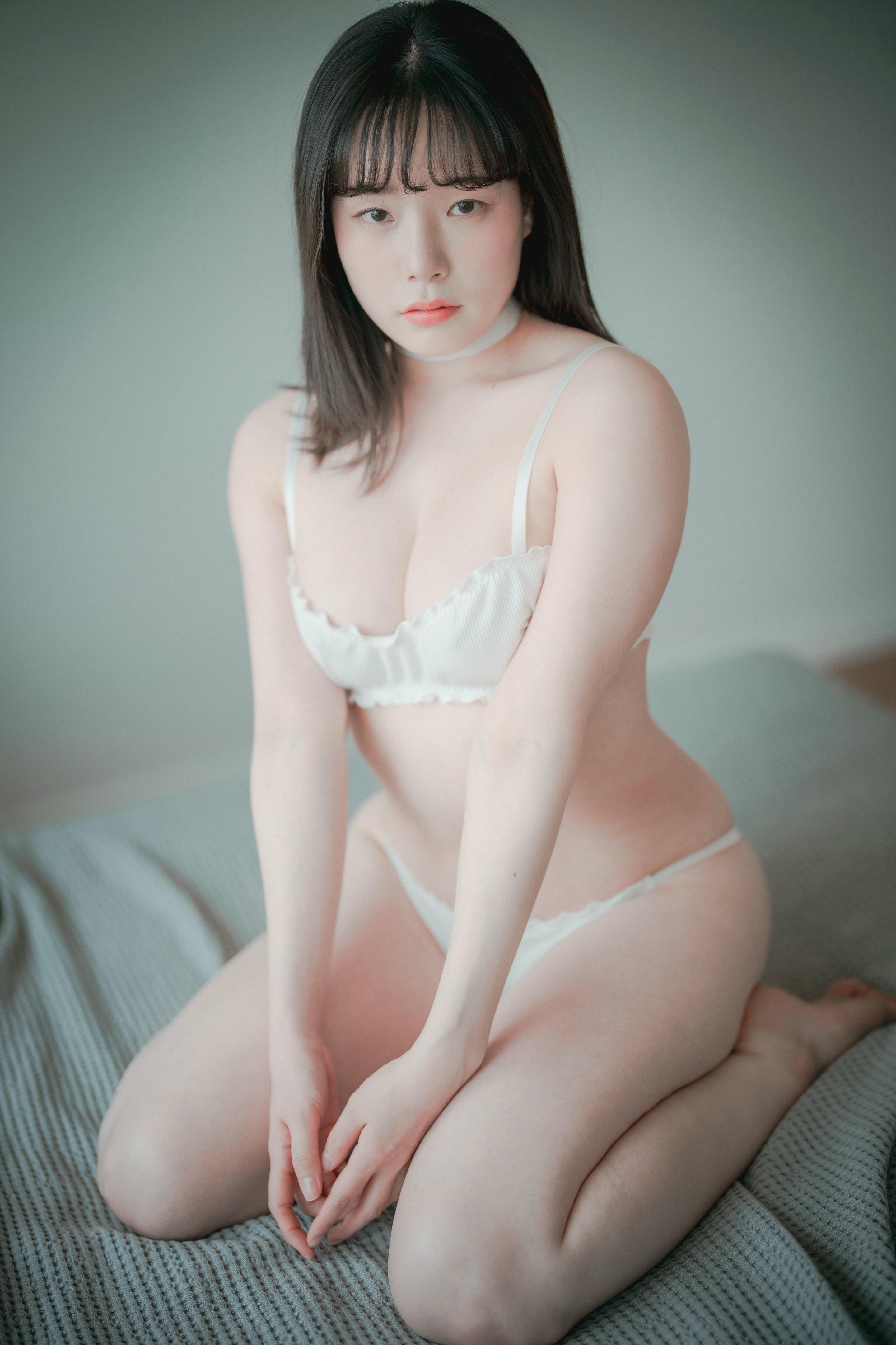 韩国美女-DJAWA Photo Vol.0063 - Pia (피아) Cozy White Normal [77P 1.48GB]-Normal_第2集