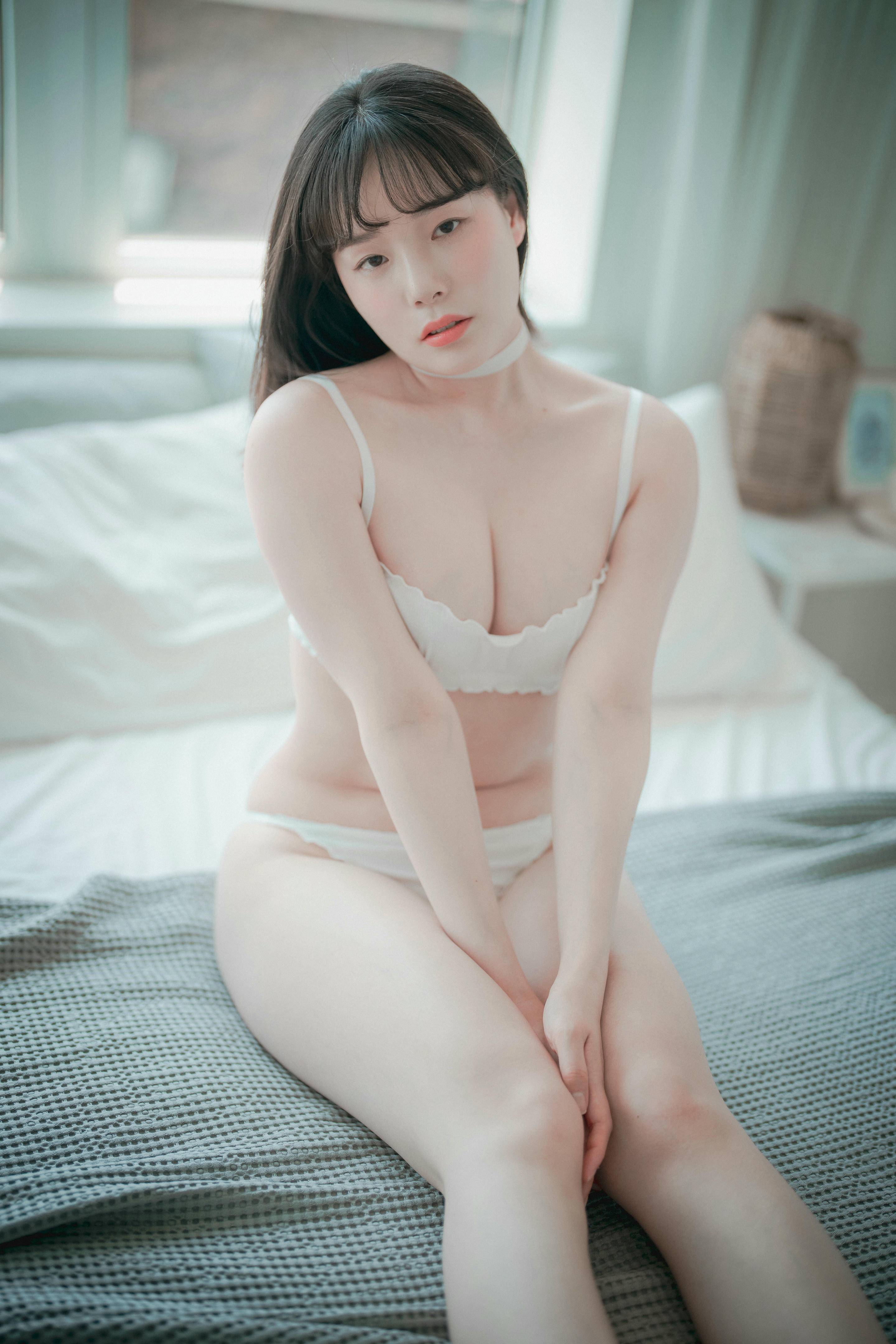 韩国美女-DJAWA Photo Vol.0063 - Pia (피아) Cozy White Normal [77P 1.48GB]-Normal_第2集