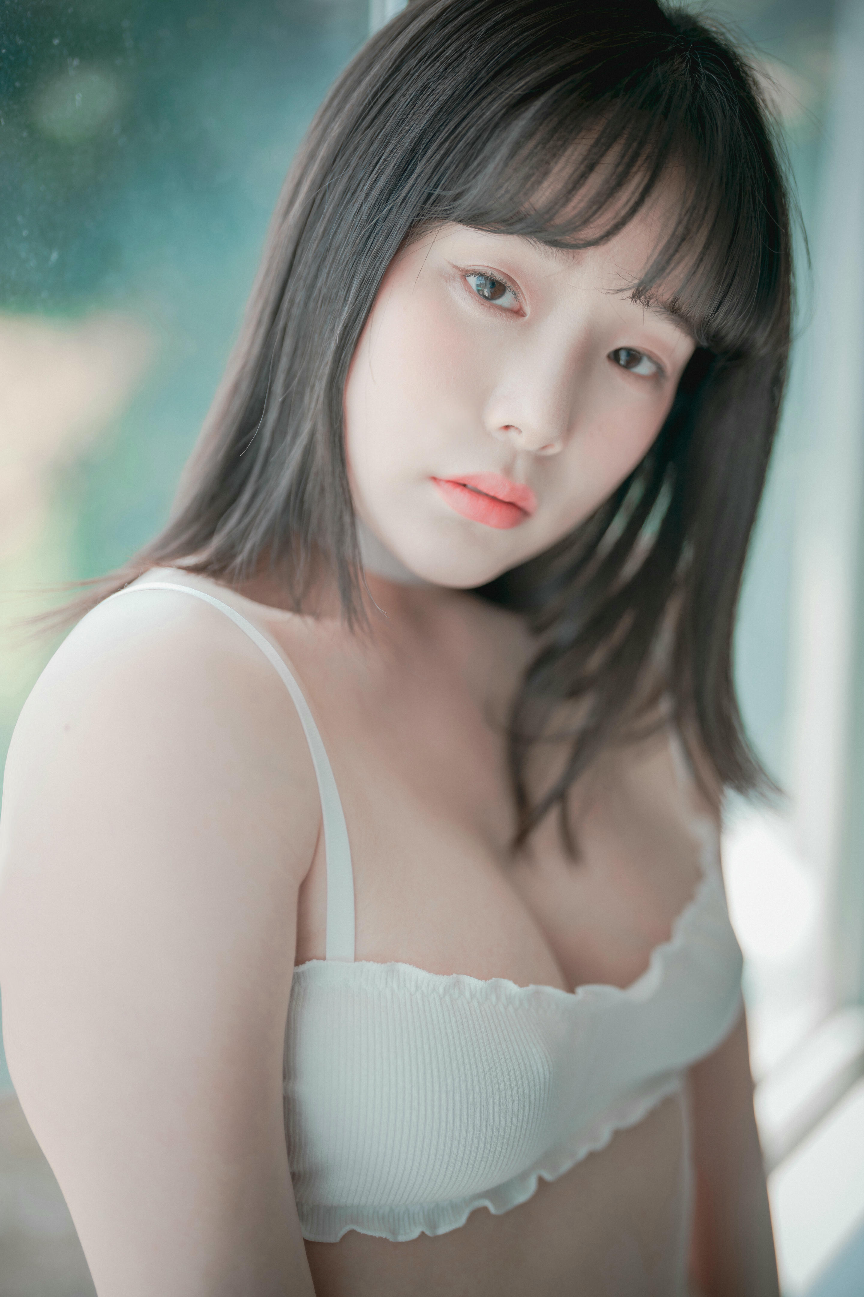 韩国美女-DJAWA Photo Vol.0063 - Pia (피아) Cozy White Normal [77P 1.48GB]-Normal_第3集