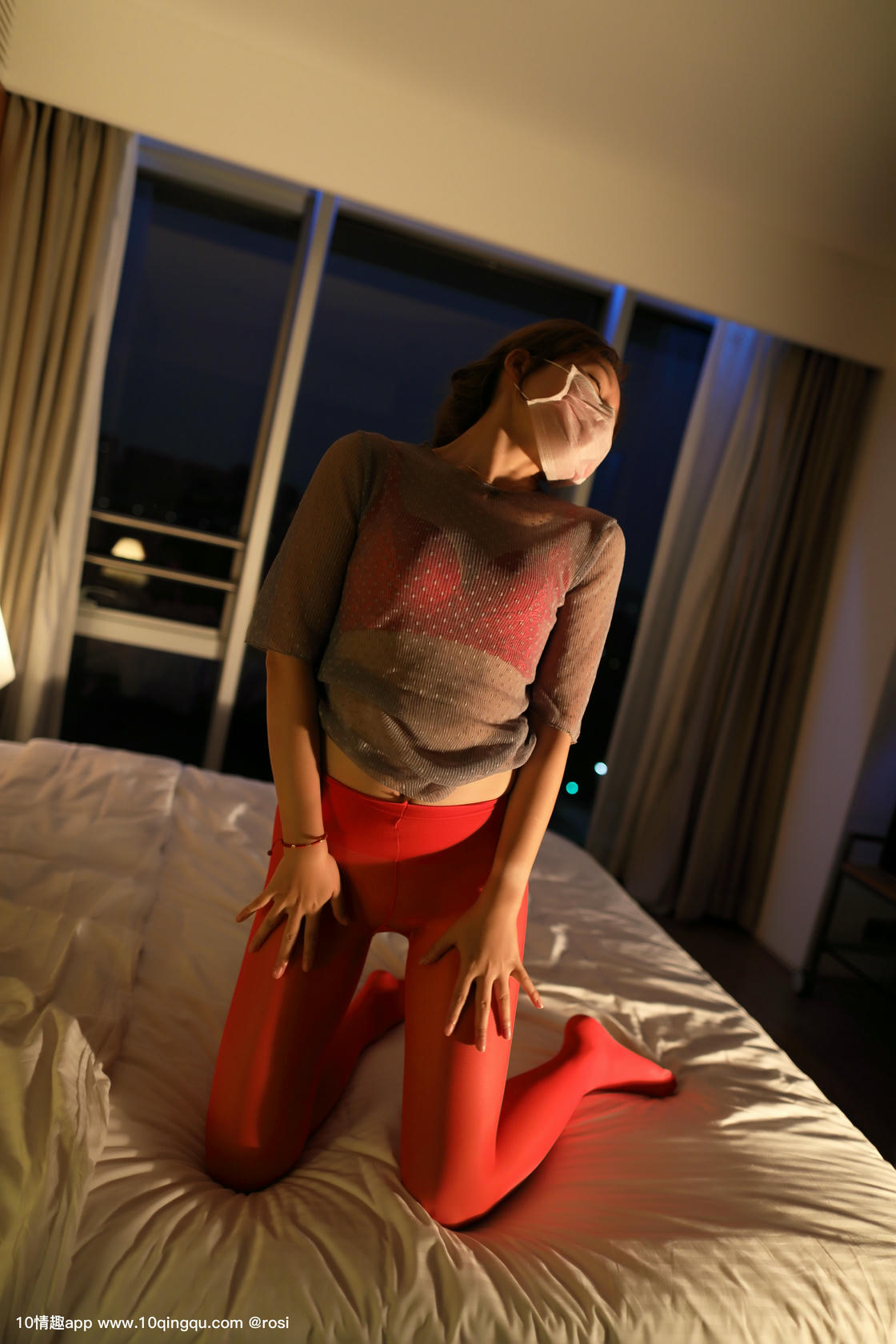 ROSI写真 口罩系列 2019.03.18 NO.1009[90P77.8M]_第3集