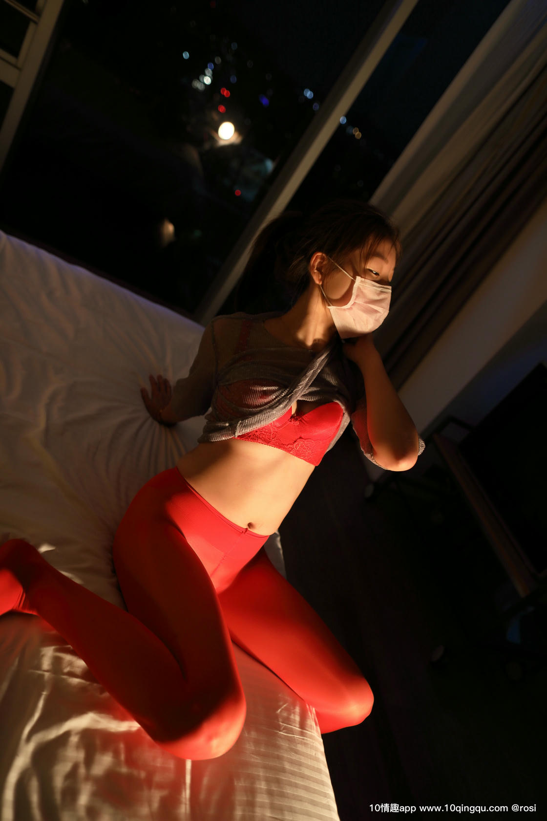 ROSI写真 口罩系列 2019.03.18 NO.1009[90P77.8M]_第4集
