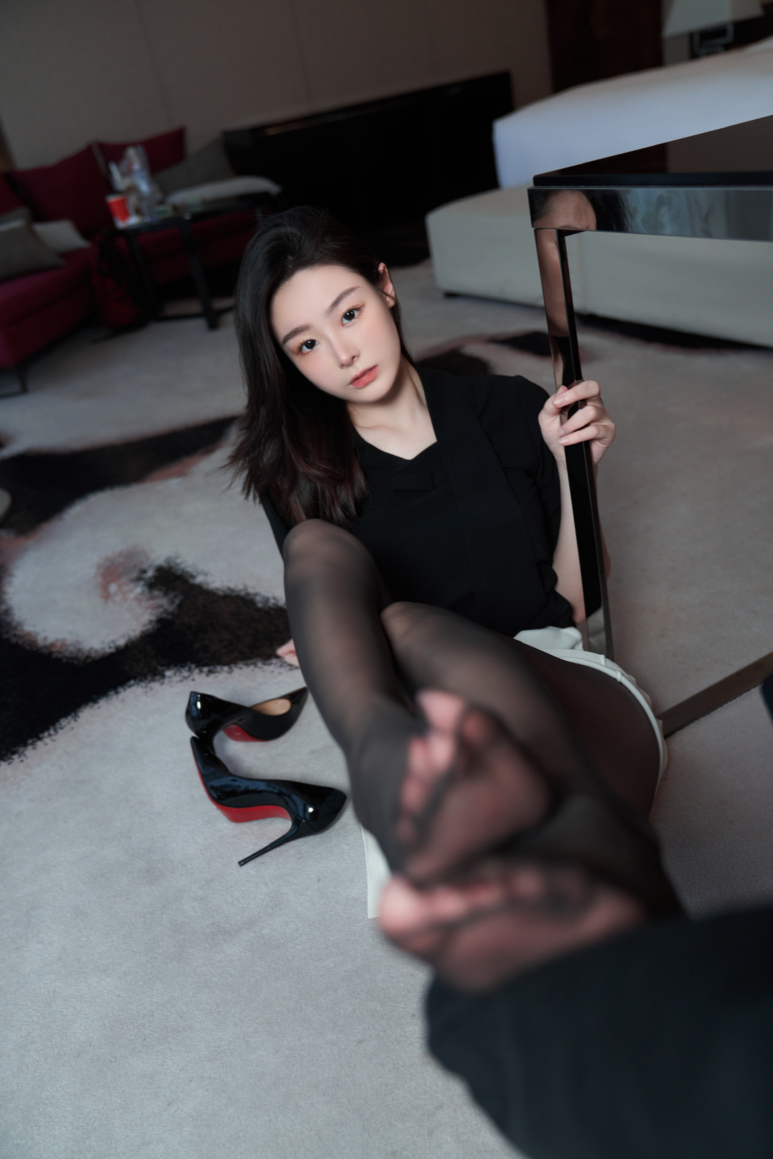 是小逗逗 超薄黑丝蕾丝 内内[81P／36MB]_第1集