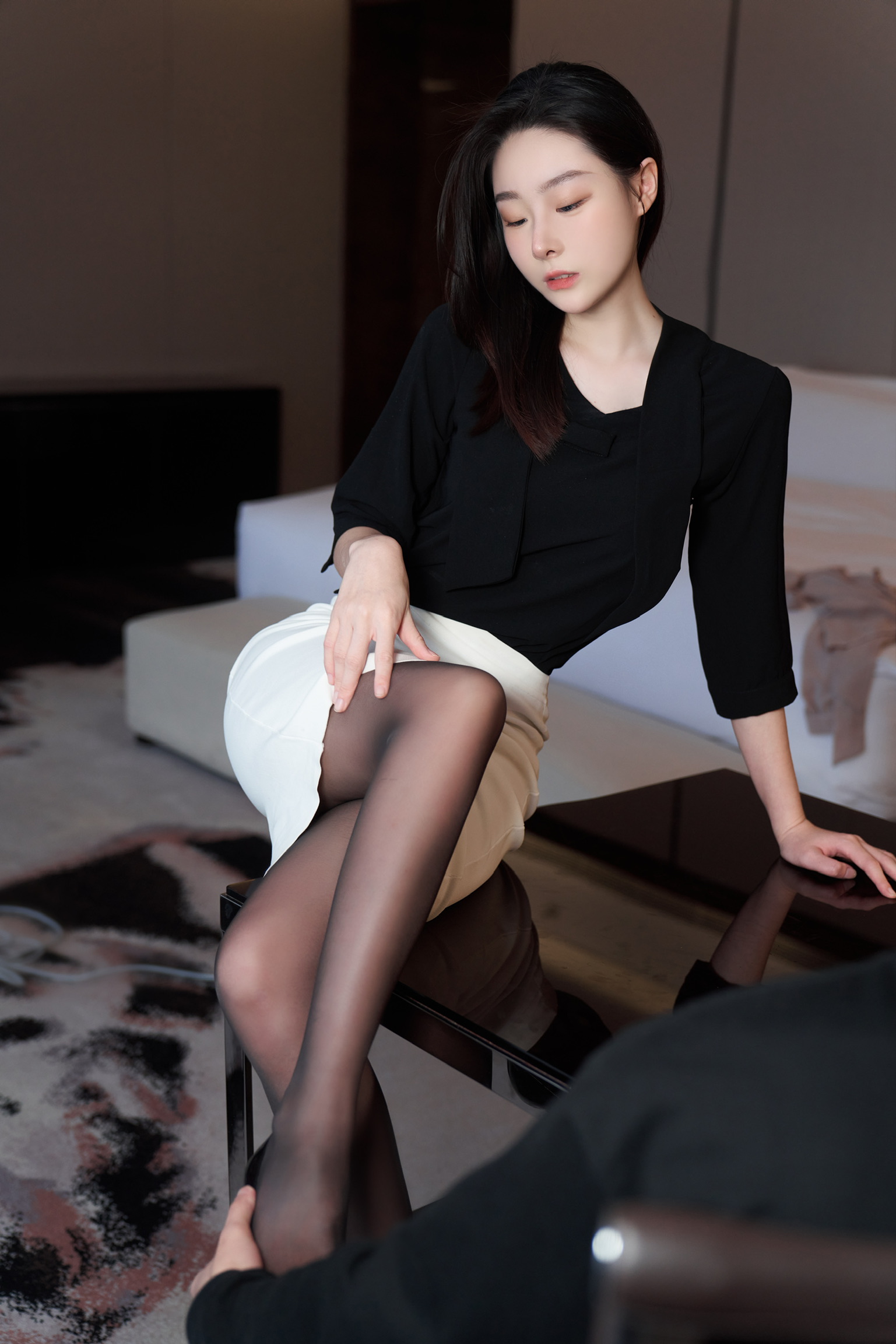 是小逗逗 超薄黑丝蕾丝 内内[81P／36MB]_第1集