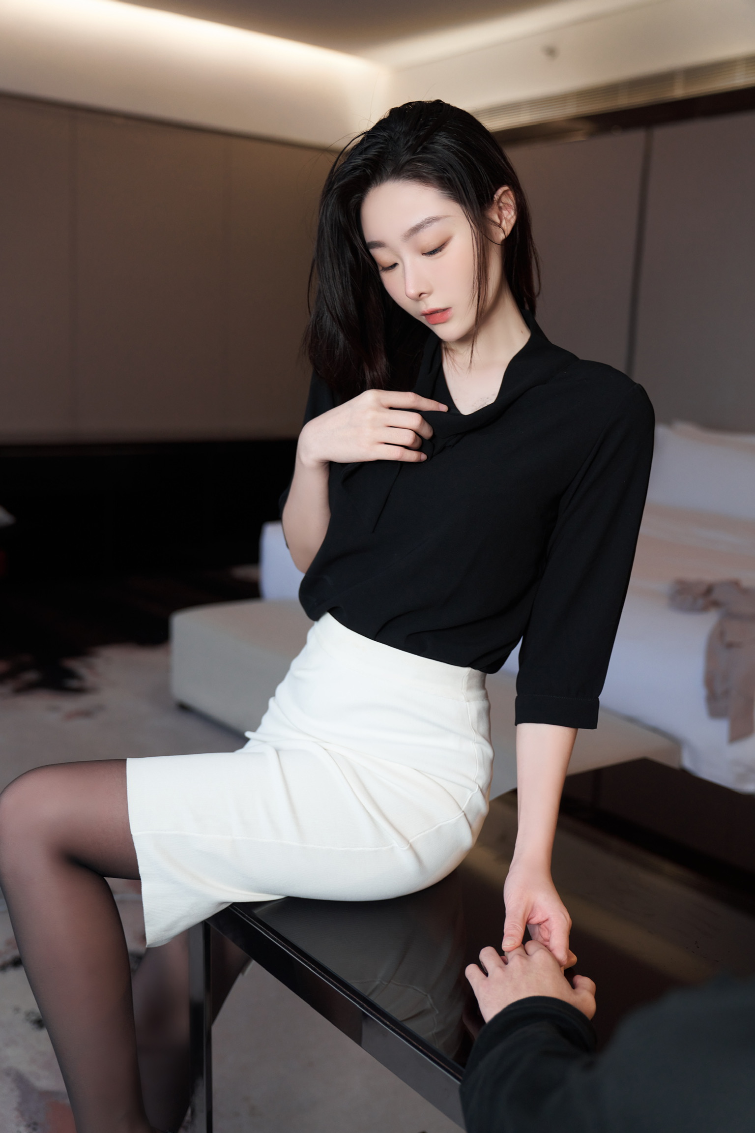 是小逗逗 超薄黑丝蕾丝 内内[81P／36MB]_第4集