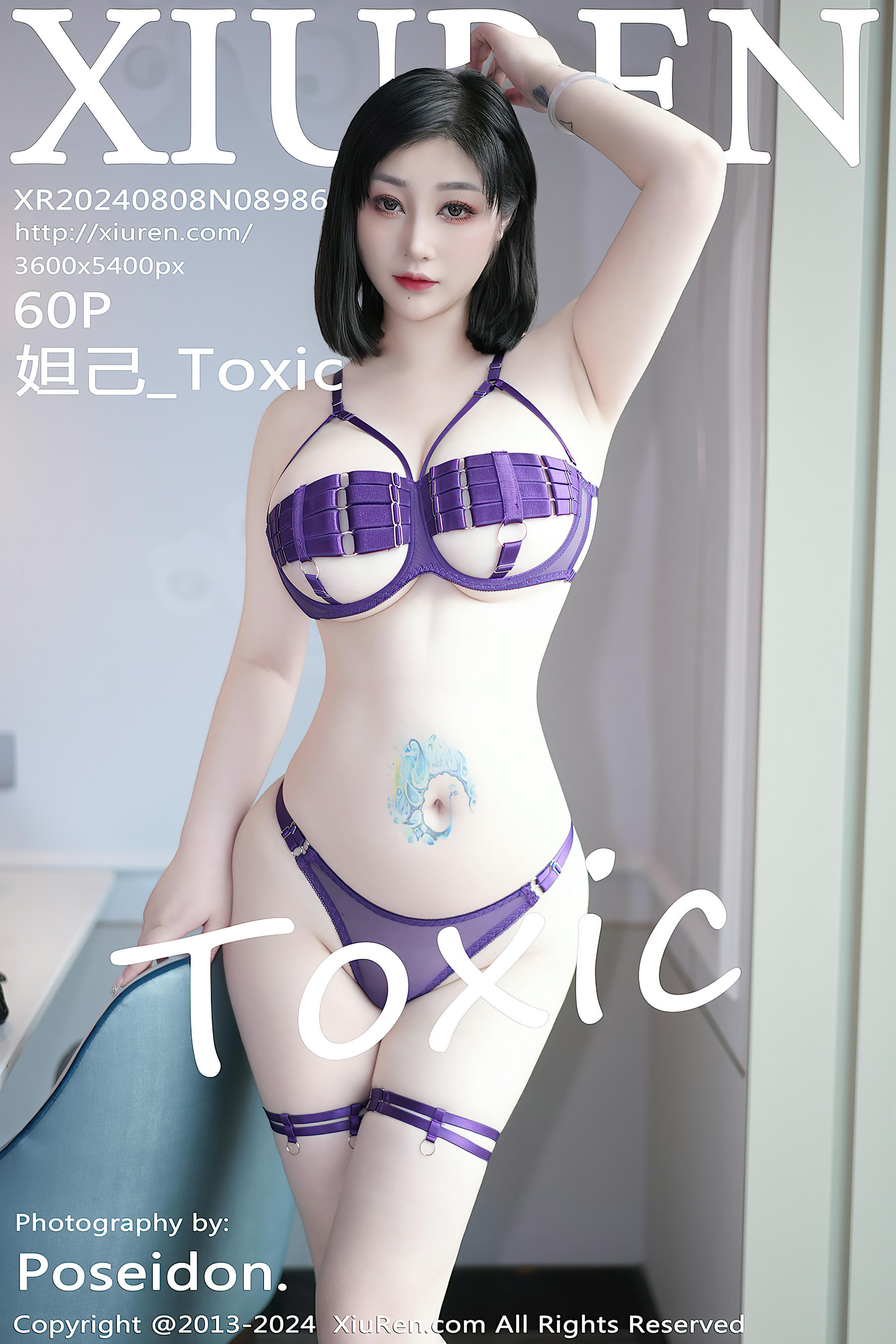 XIUREN秀人网 2024.08.08 NO.8986 妲己_Toxic[60+1P／484MB]_第4集
