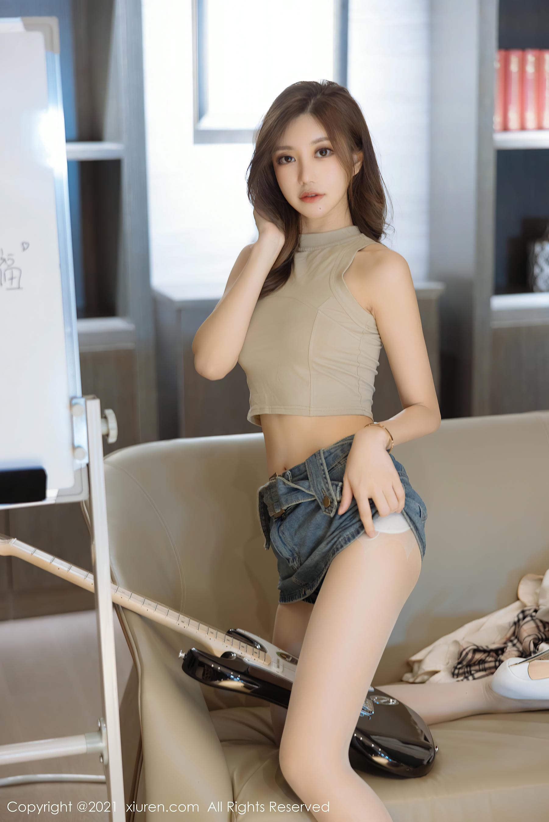 [XiuRen秀人网] 2021.12.31 No.4415 绮里嘉ula 黑丝美腿 [121+1P1G]_第6集