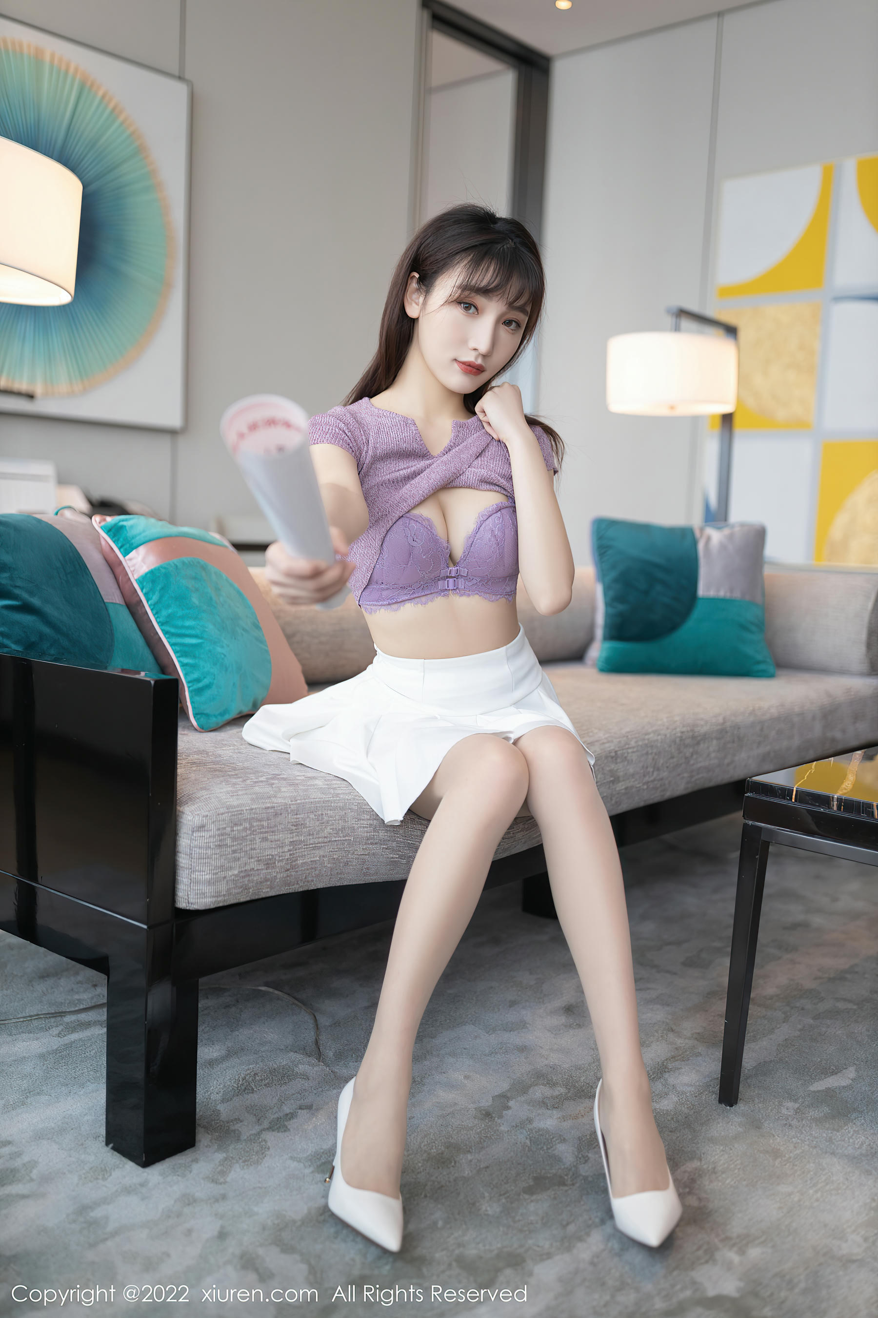 XiuRen秀人网 2022.02.10 No.4570 陆萱萱 美腿清纯[80+1P 757MB]_第1集