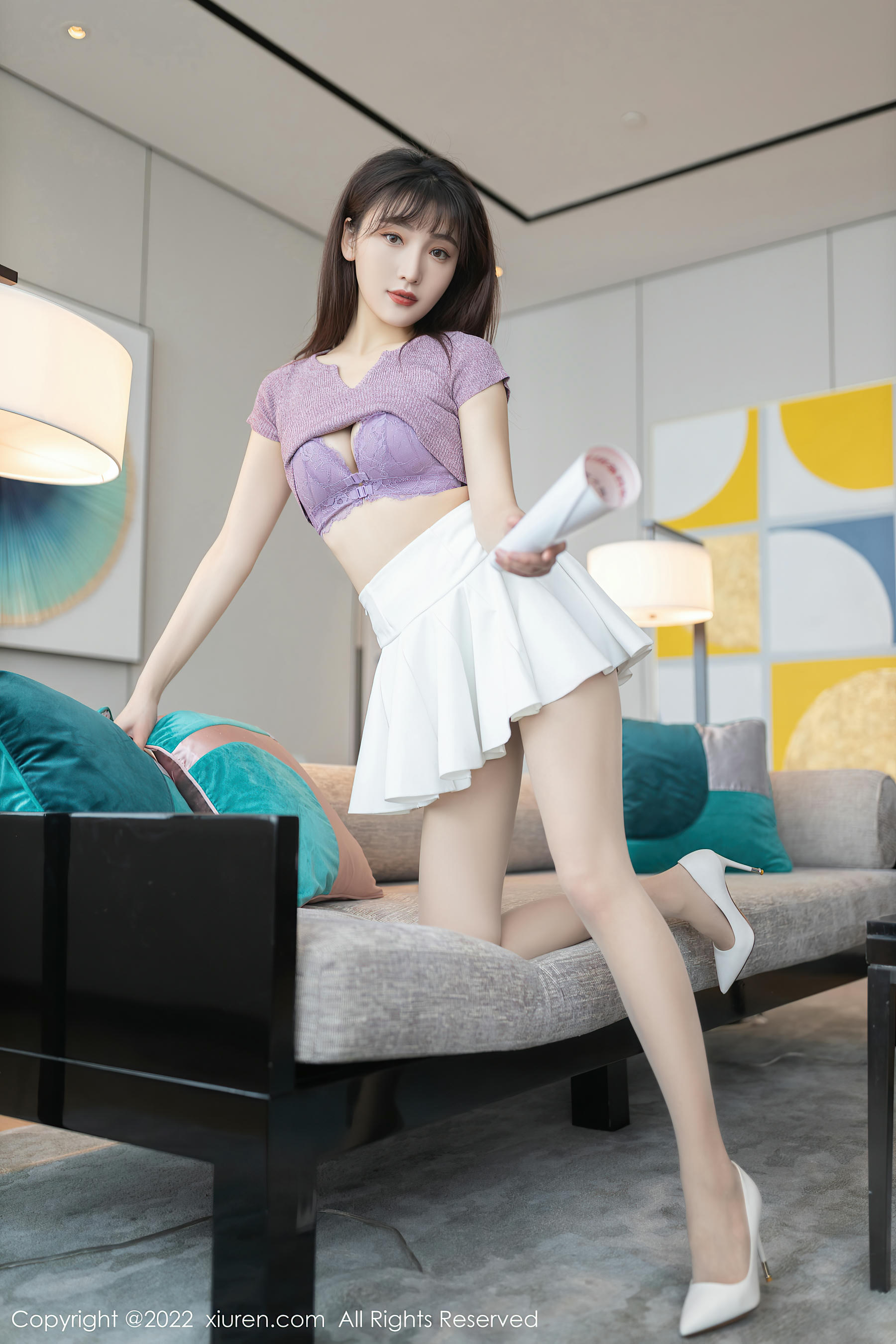 XiuRen秀人网 2022.02.10 No.4570 陆萱萱 美腿清纯[80+1P 757MB]_第1集