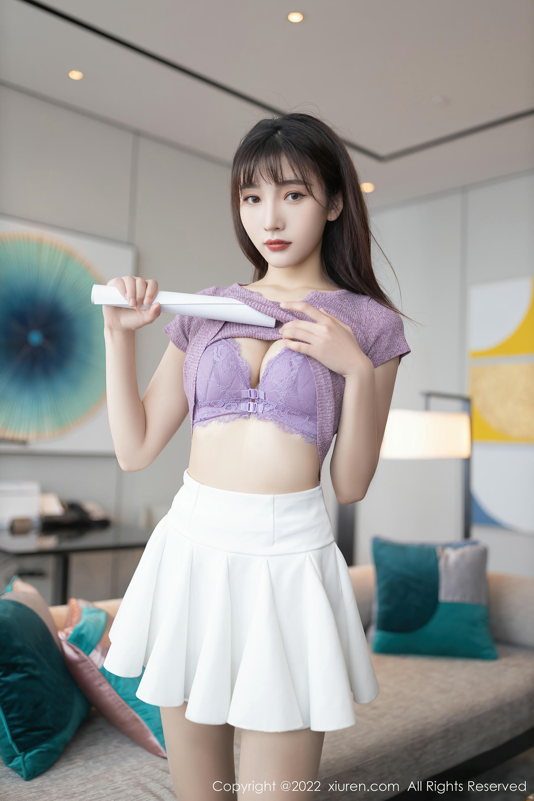 XiuRen秀人网 2022.02.10 No.4570 陆萱萱 美腿清纯[80+1P 757MB]_第1集