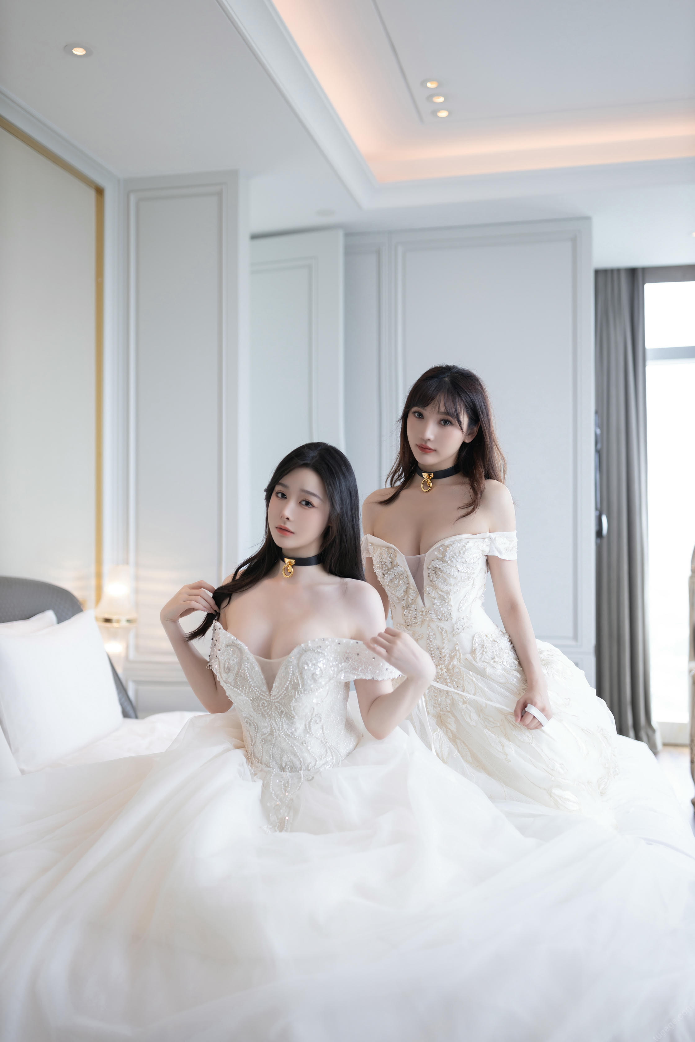 陆萱萱 &是小逗逗 双人婚纱[100P／1.13GB]_第1集