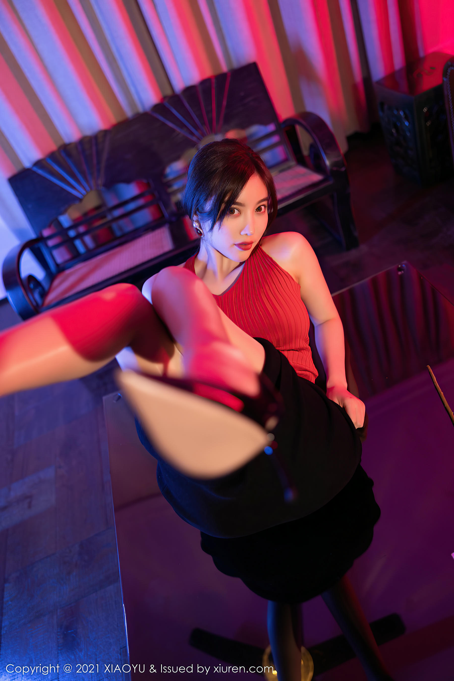 XIAOYU语画界 2021.12.07 VOL.670 杨晨晨Yome 性感美腿 [91+1P830M]_第1集
