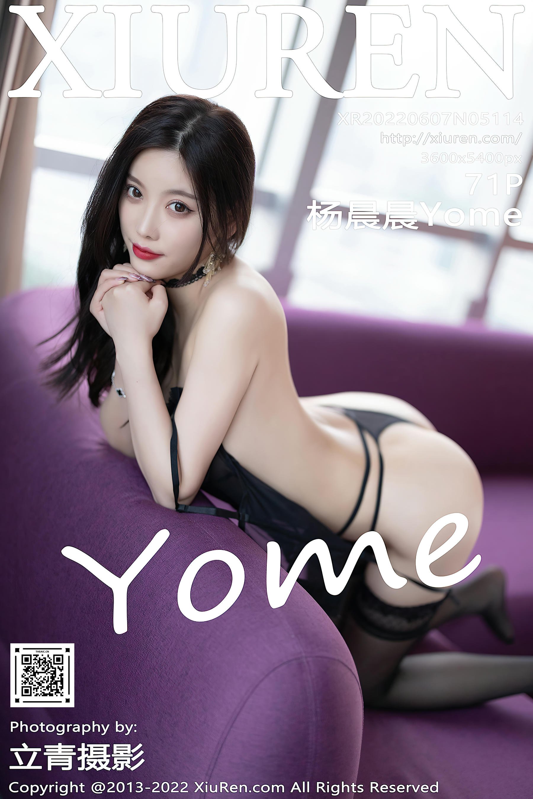 XIUREN秀人网 2022.06.07 NO.5114 杨晨晨Yome 黑丝美臀 [71+1P 596MB]_第4集