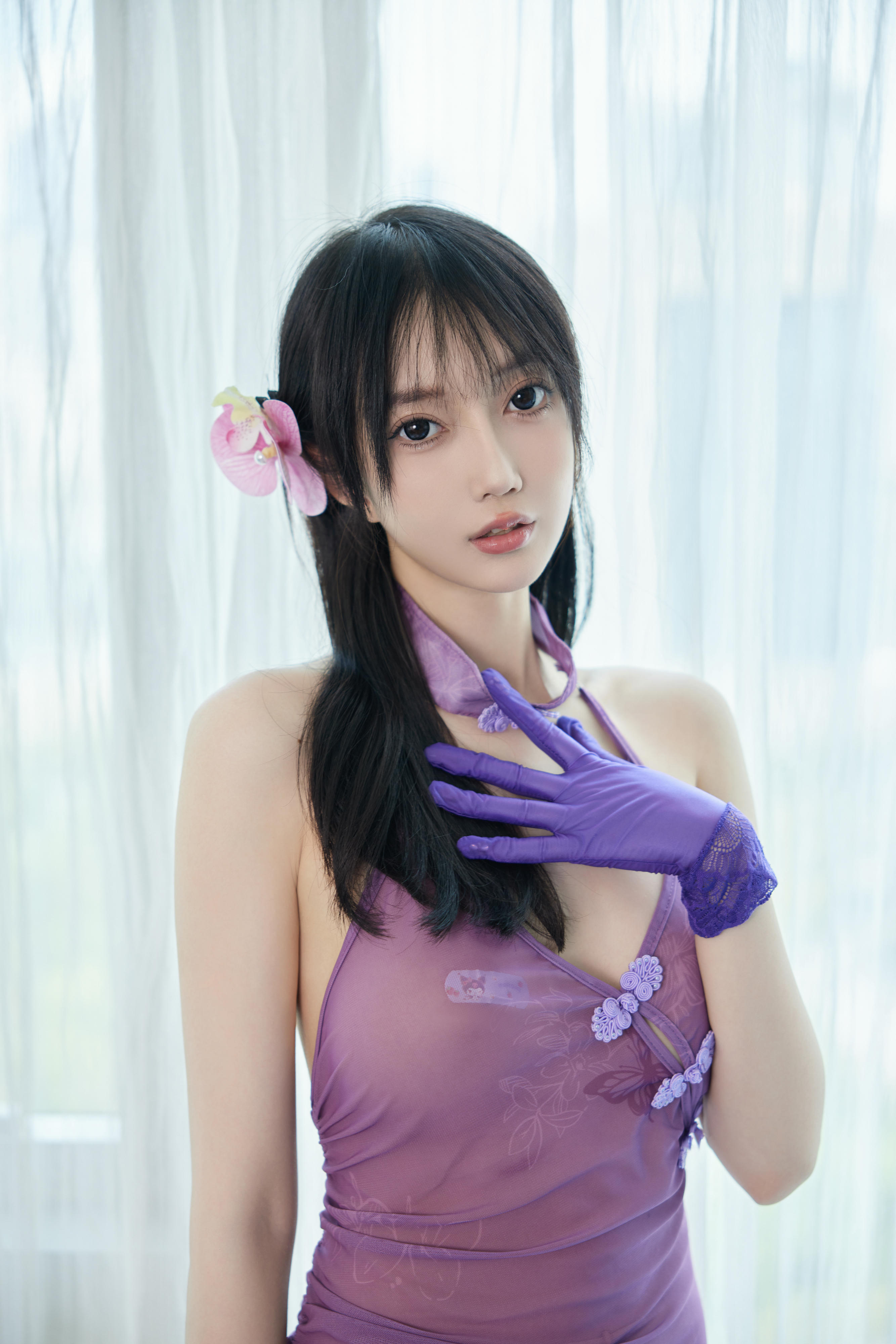 玥儿玥er 紫色旗袍[63P／1.46GB]_第1集